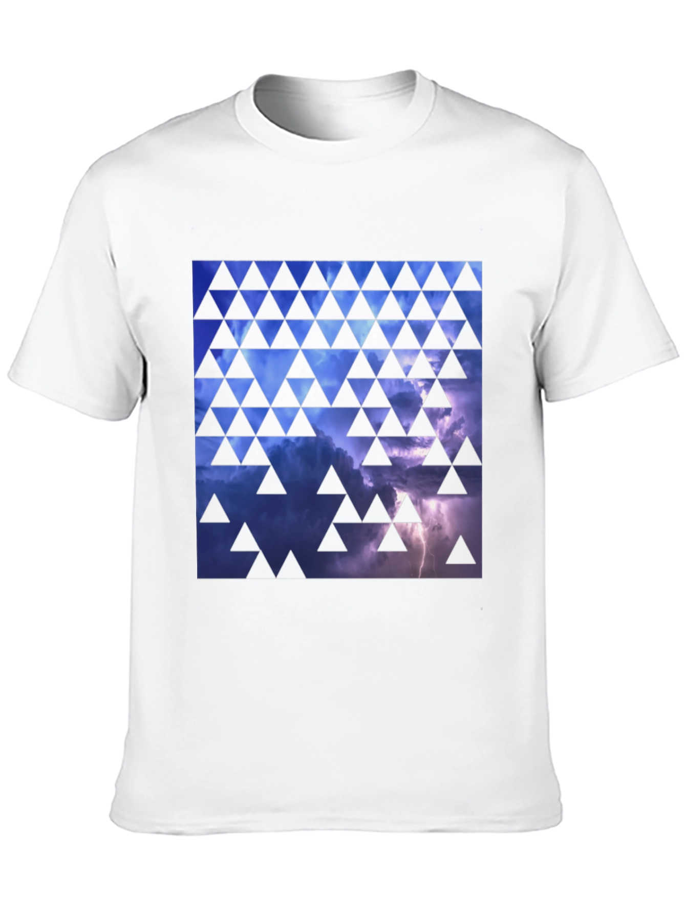 Geometric Thunderstorm Graphic Tee