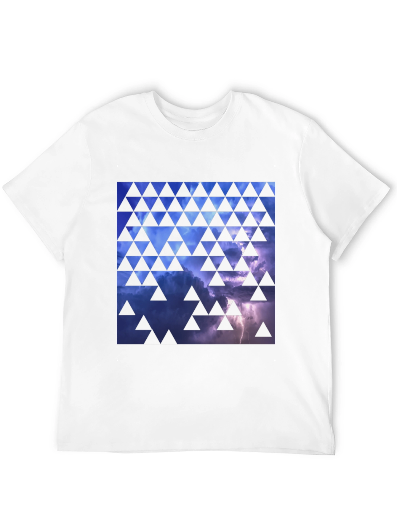 Geometric Thunderstorm Graphic Tee