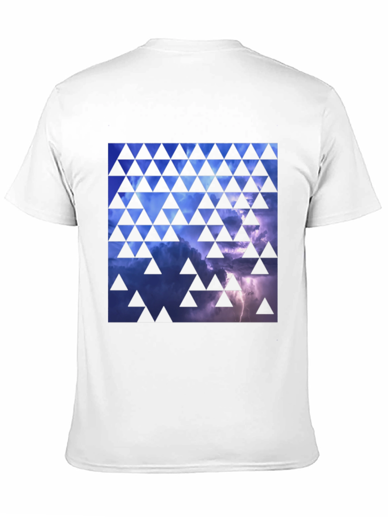 Geometric Thunderstorm Graphic Tee