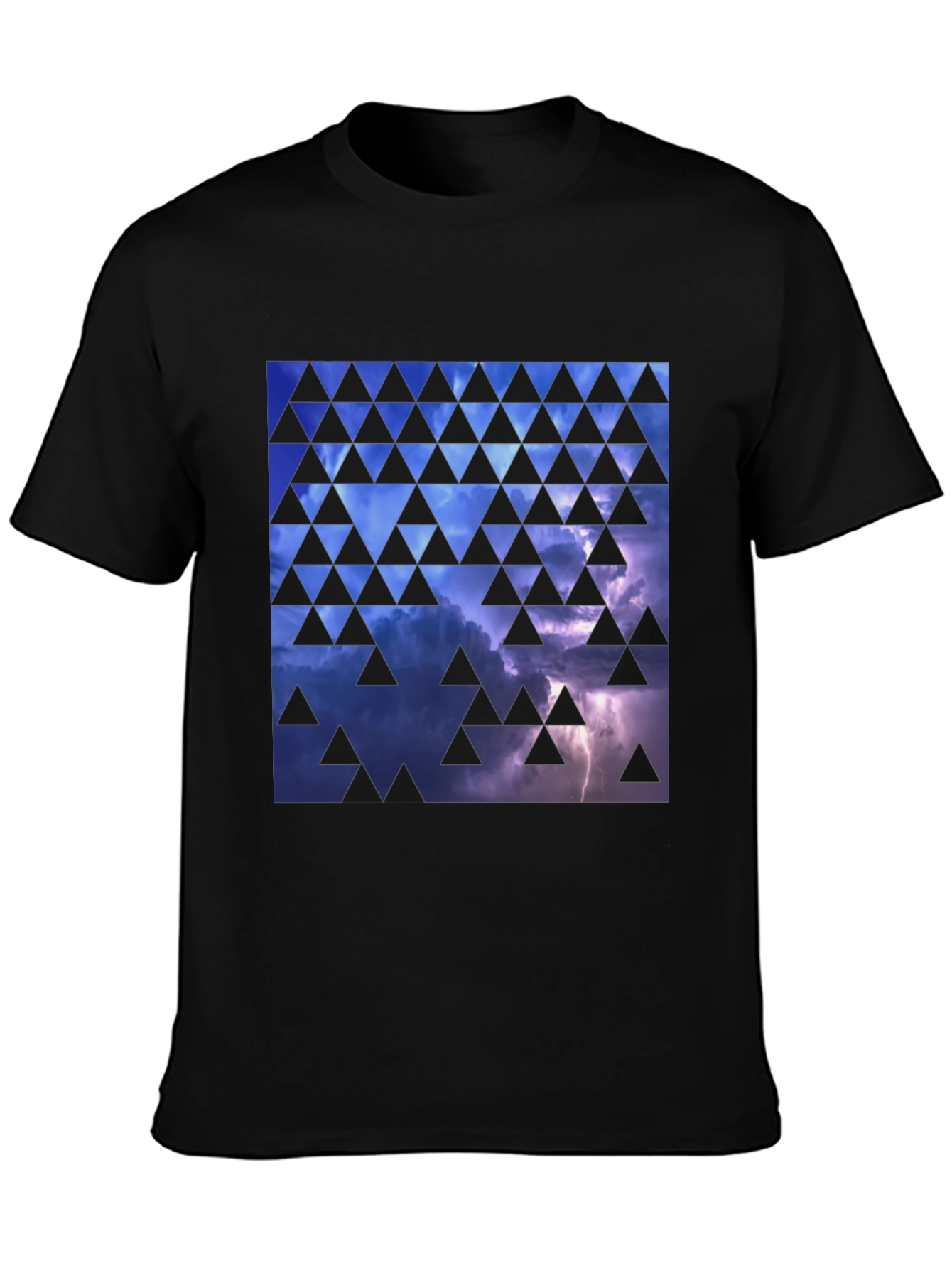 Geometric Thunderstorm Graphic Tee