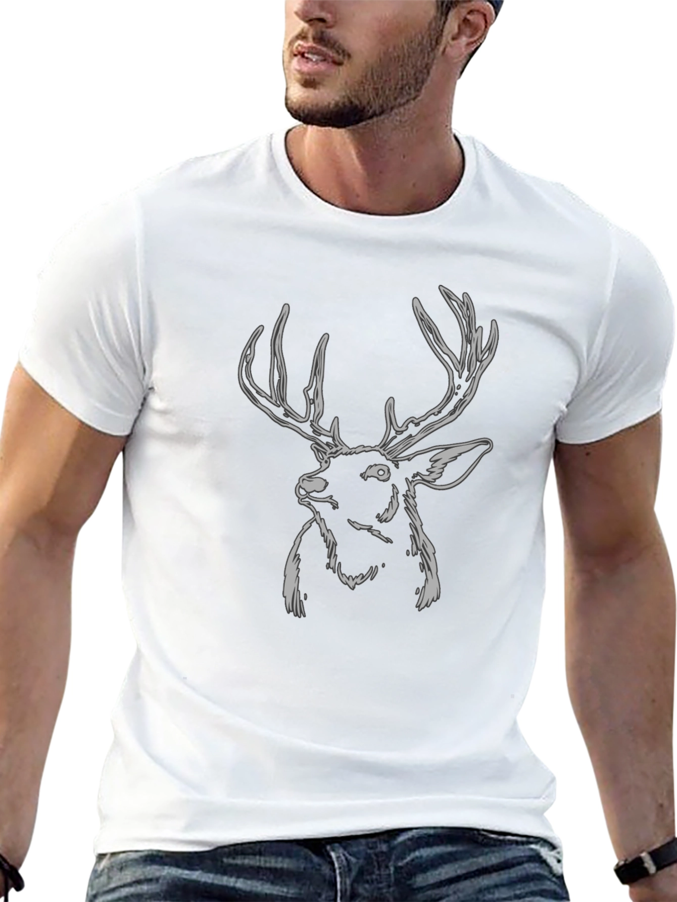 Black Deer Graphic Tee