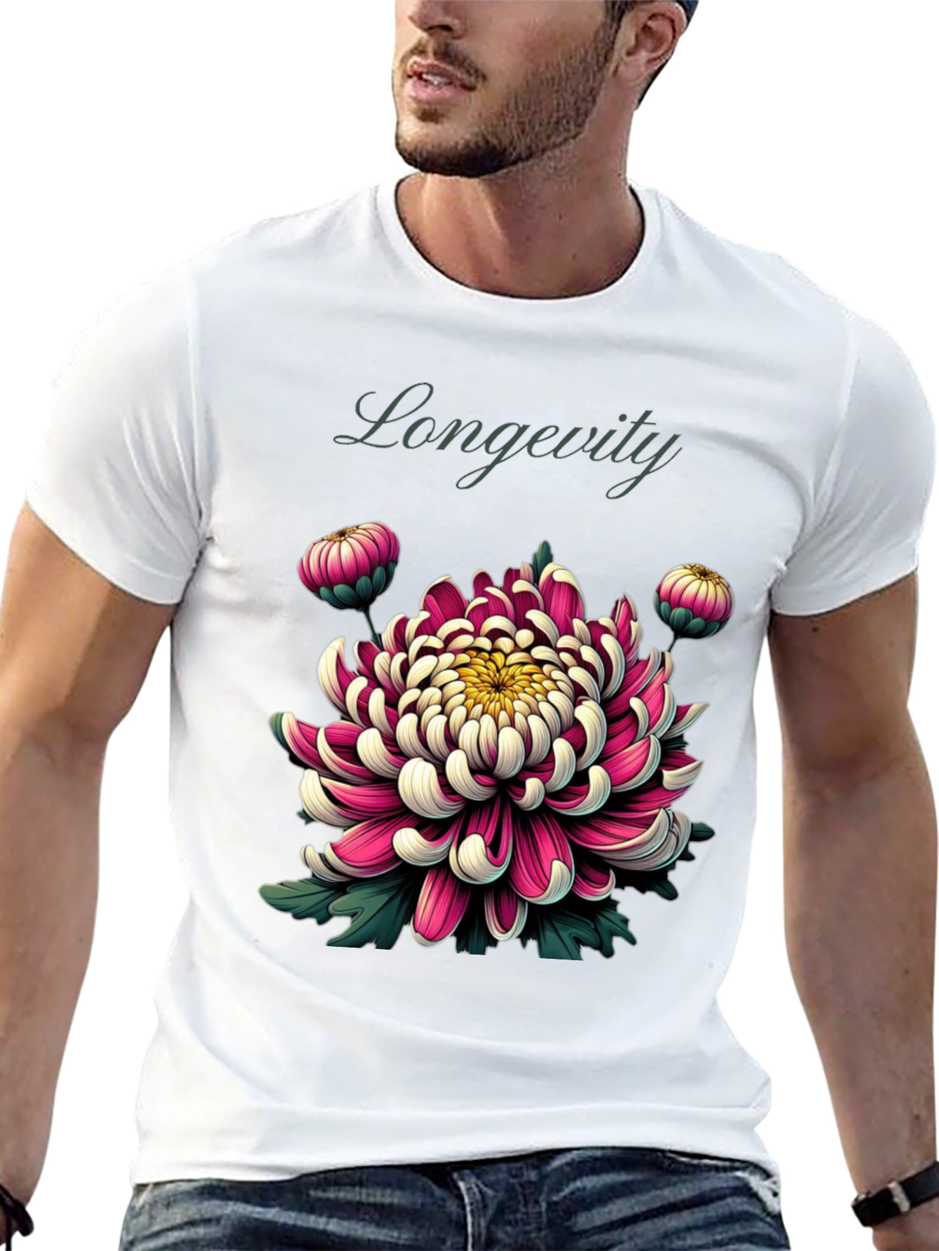 Longevity Floral Graphic Tee