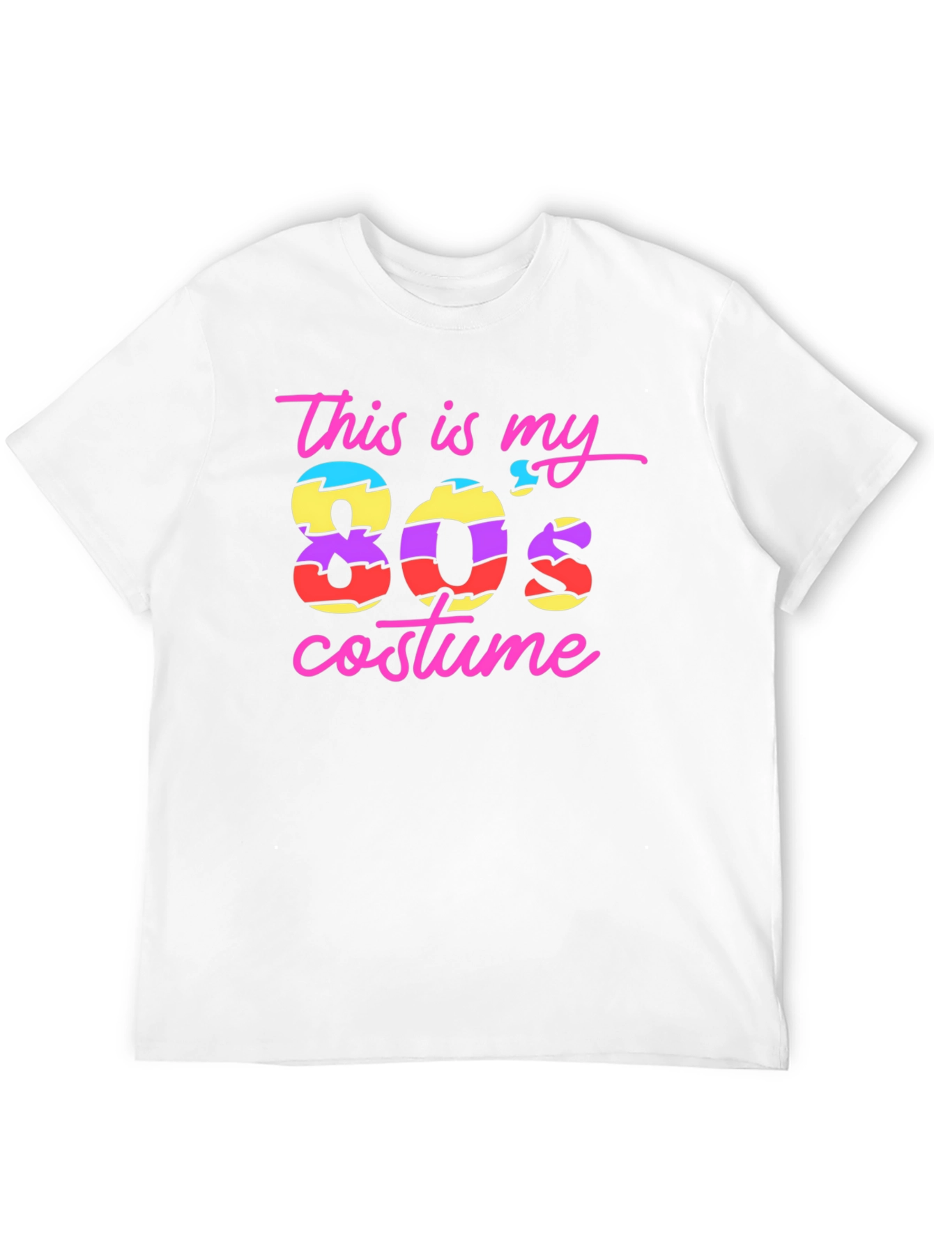 This Is My 80s Costume Black T-Shirt