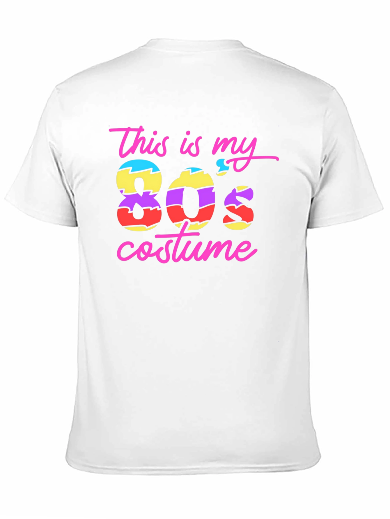 This Is My 80s Costume Black T-Shirt