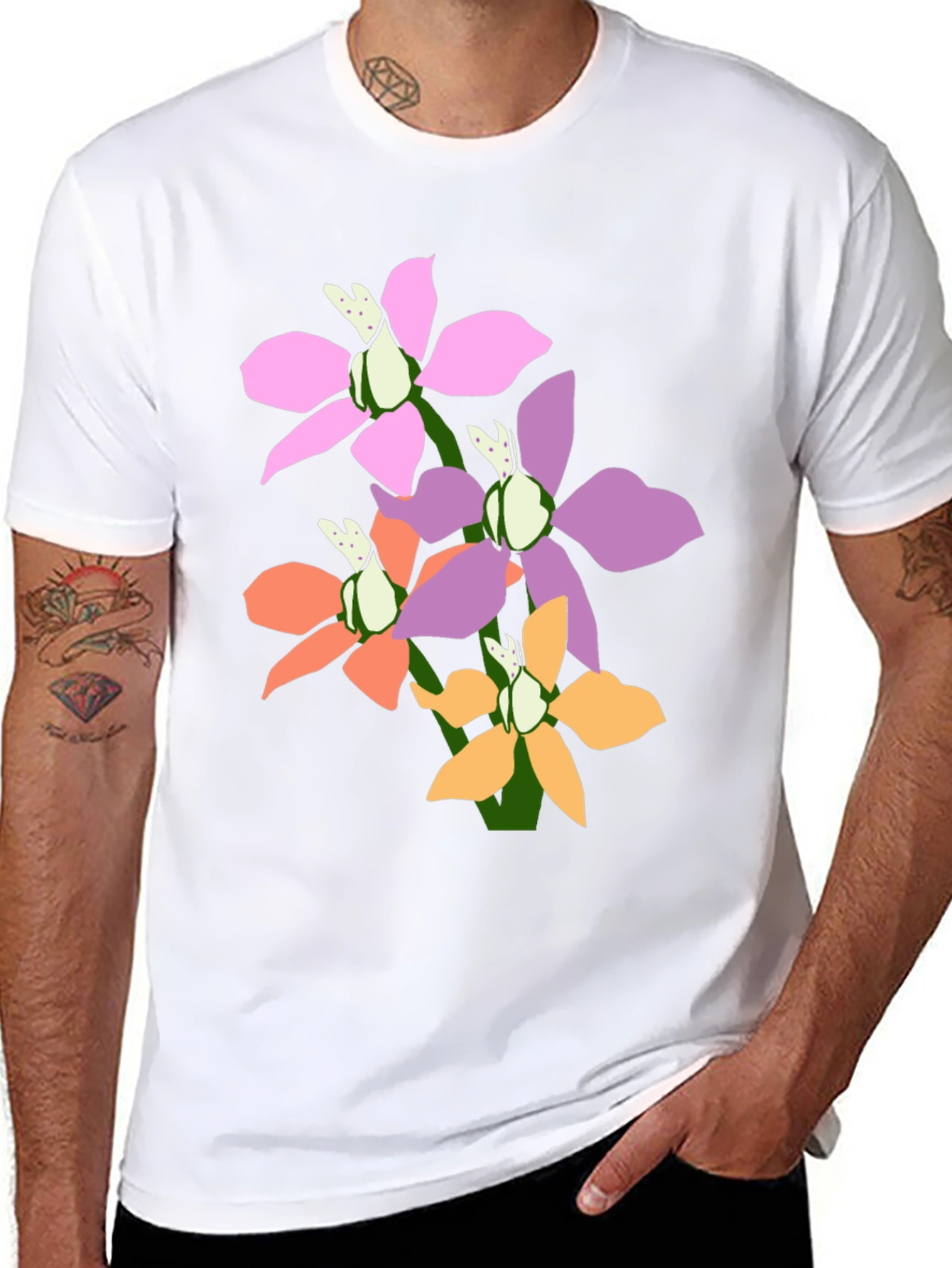 Floral Graphic Print T-Shirt
