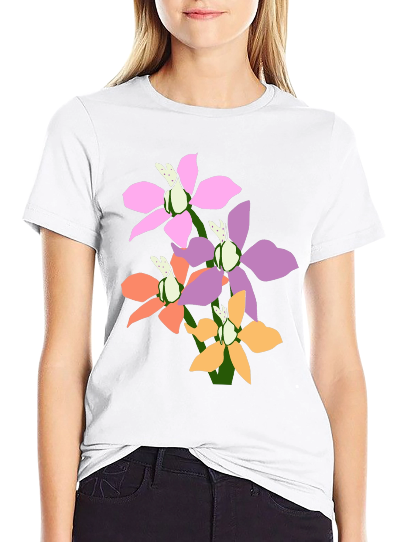 Floral Graphic Print T-Shirt