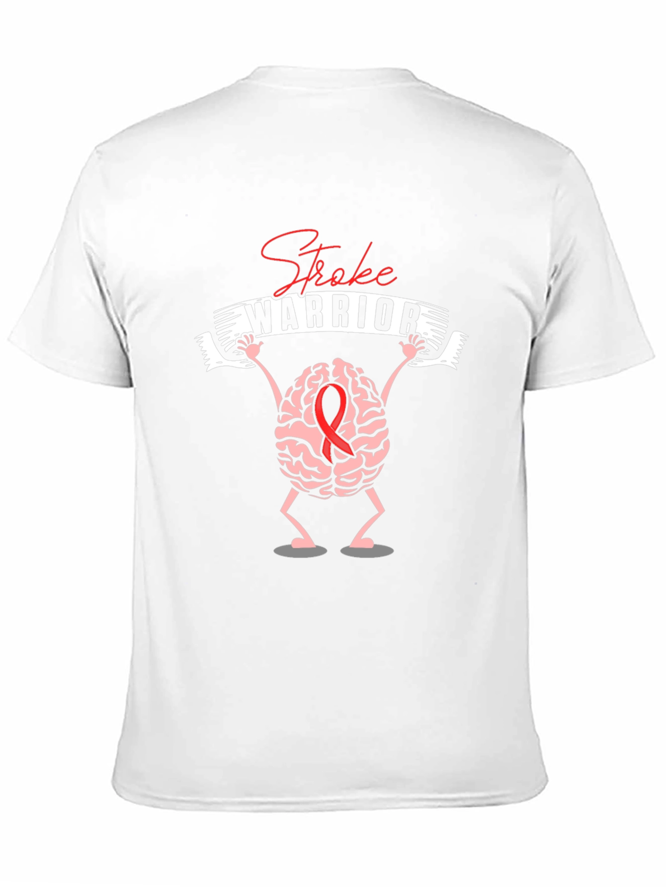 Stroke Warrior Graphic T-Shirt - Brain Design
