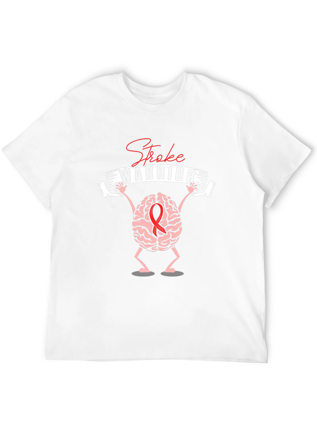 Stroke Warrior Graphic T-Shirt - Brain Design