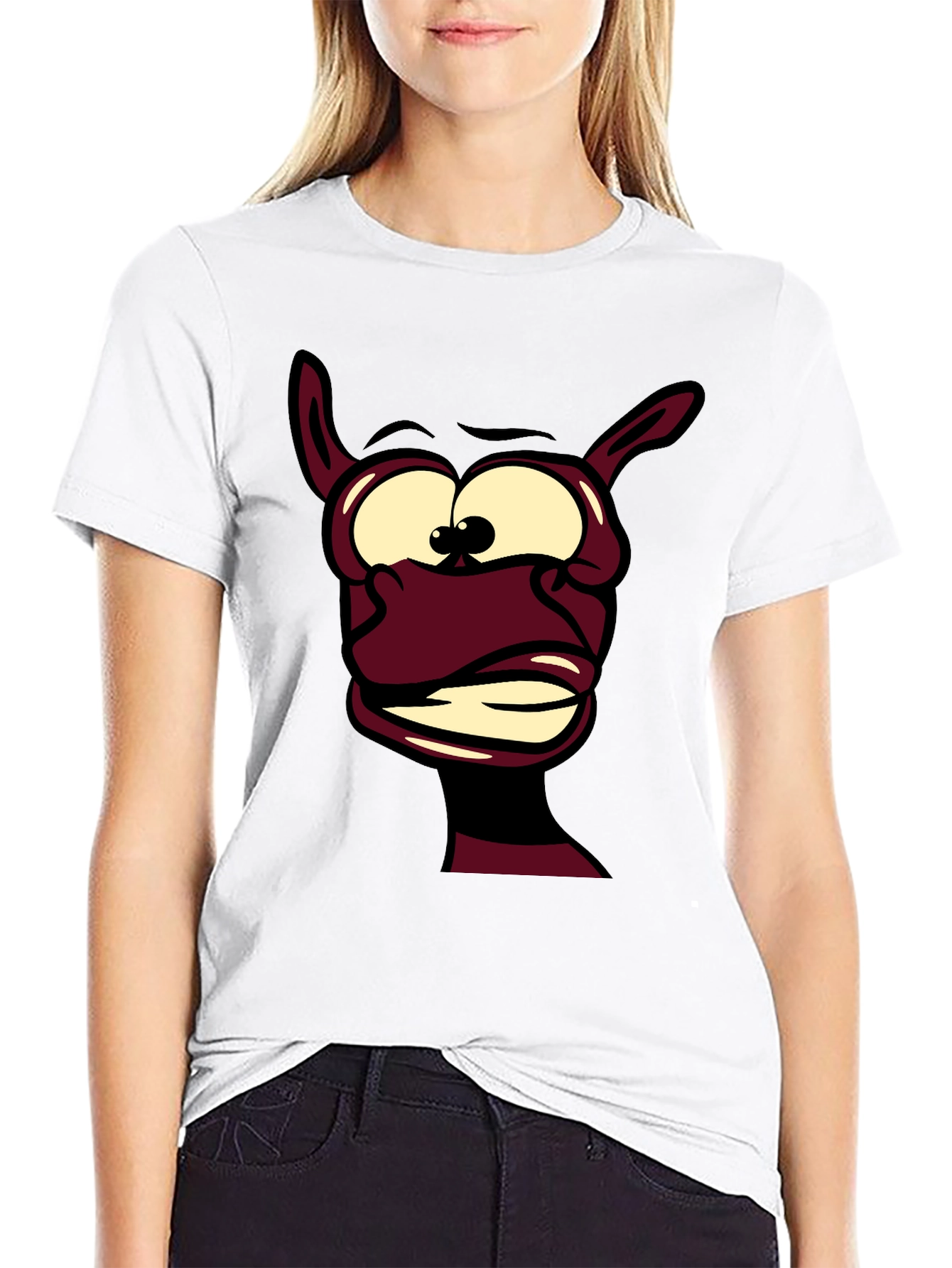 Cartoon Character Graphic T-Shirt