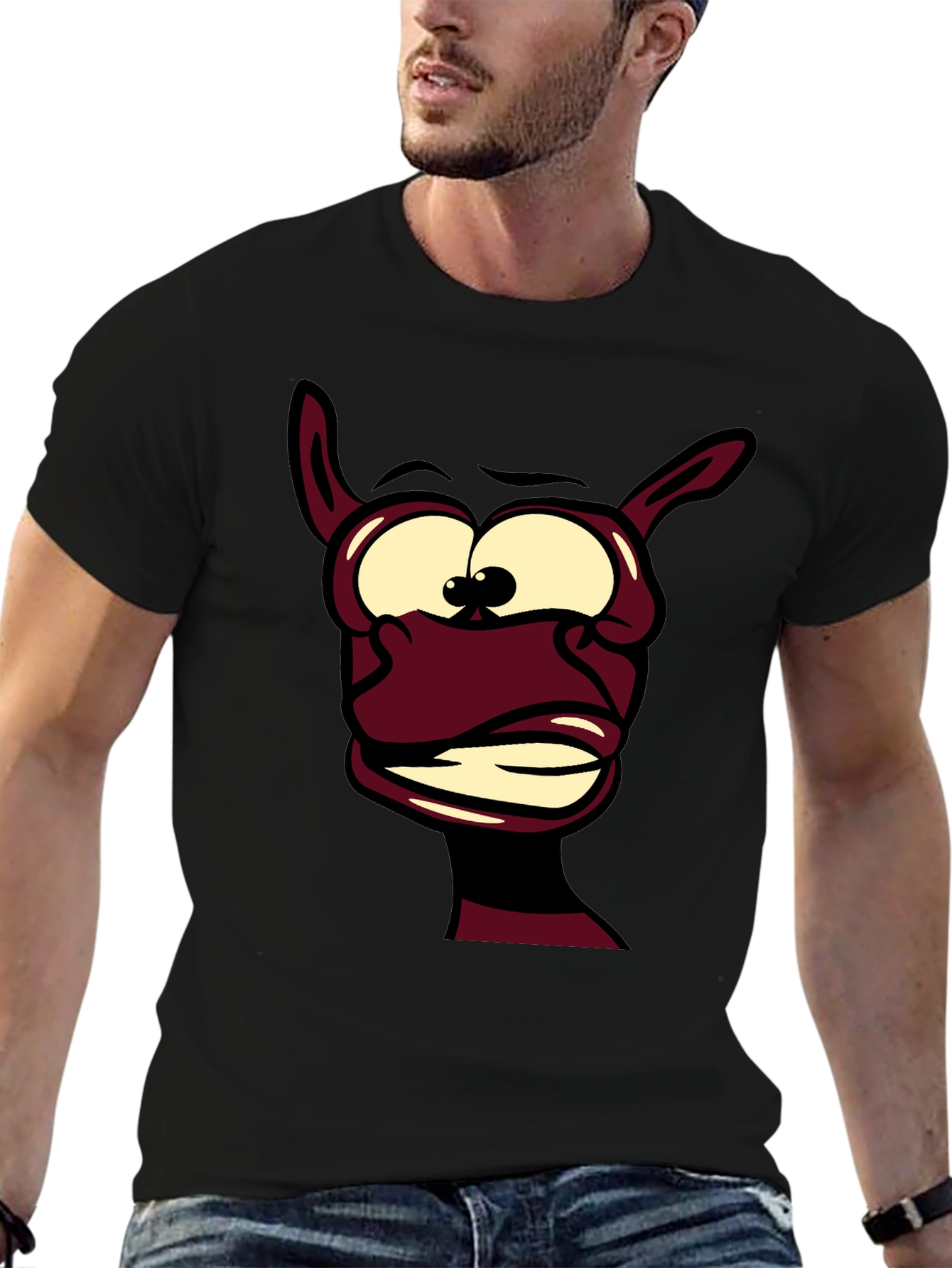 Cartoon Character Graphic T-Shirt