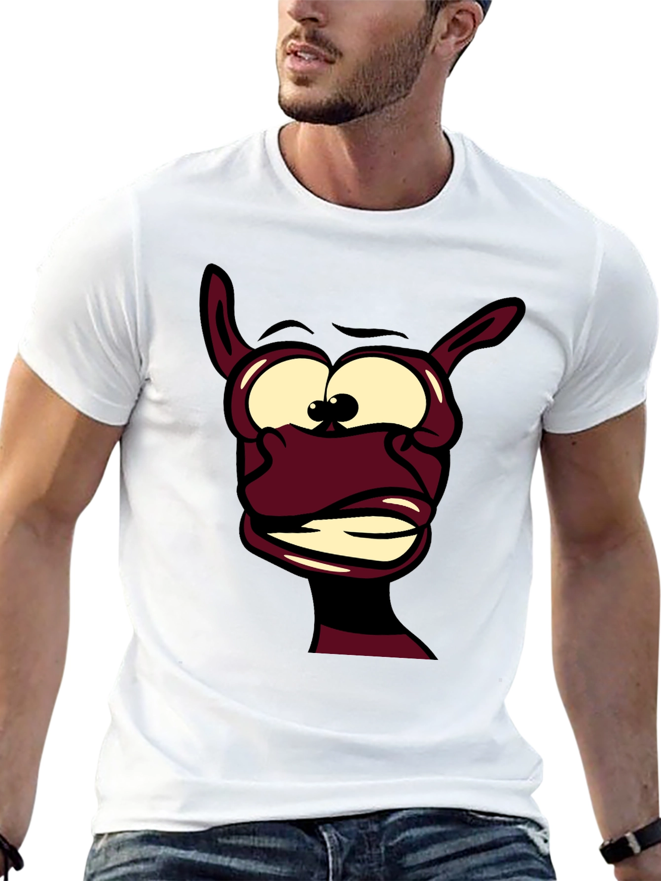 Cartoon Character Graphic T-Shirt