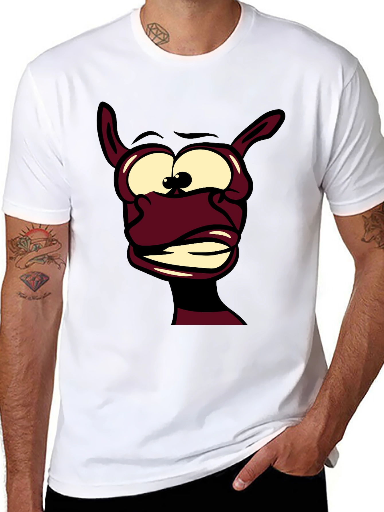 Cartoon Character Graphic T-Shirt