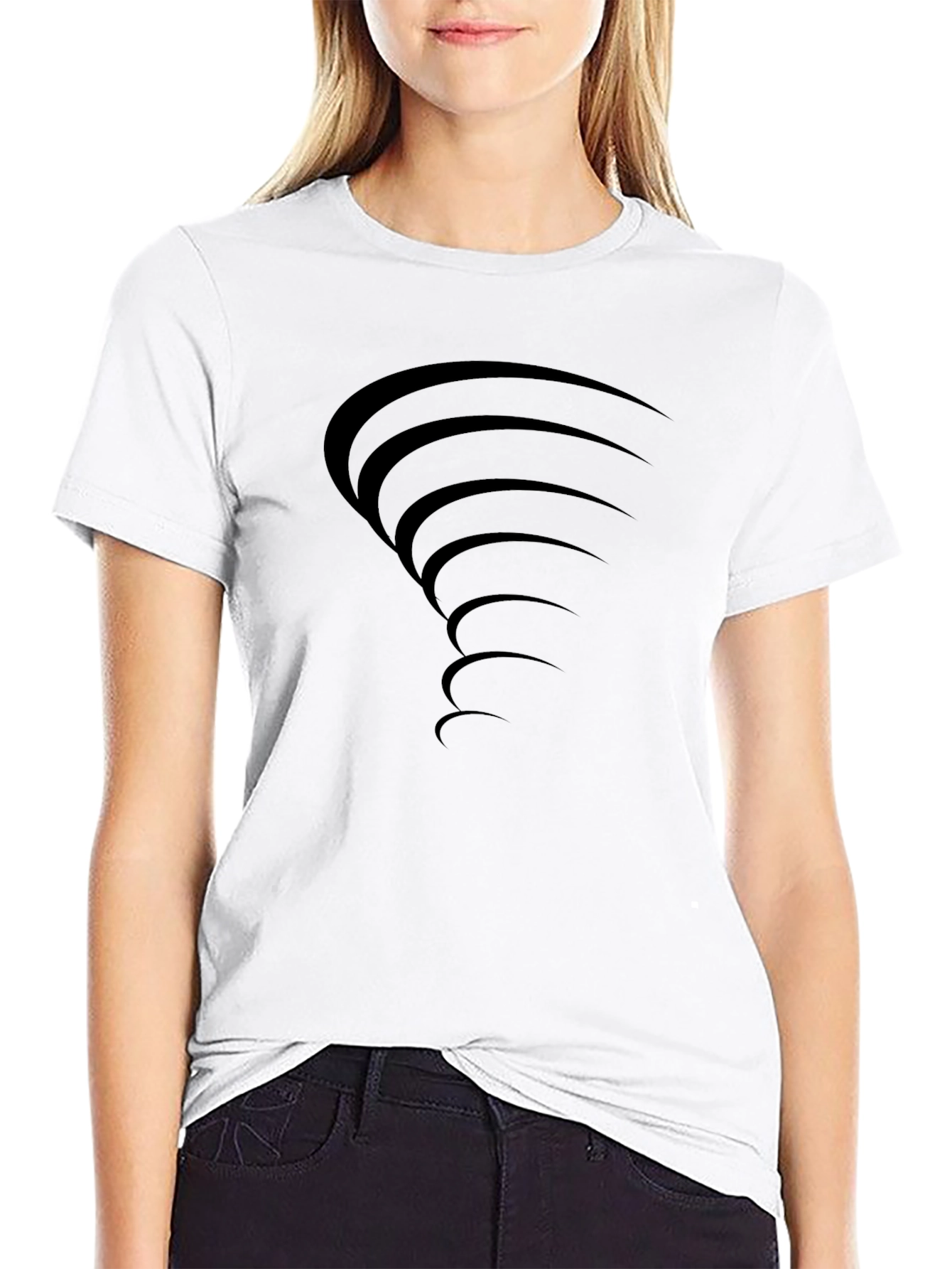 Black Tornado Graphic Tee - Stylish Mens T-Shirt