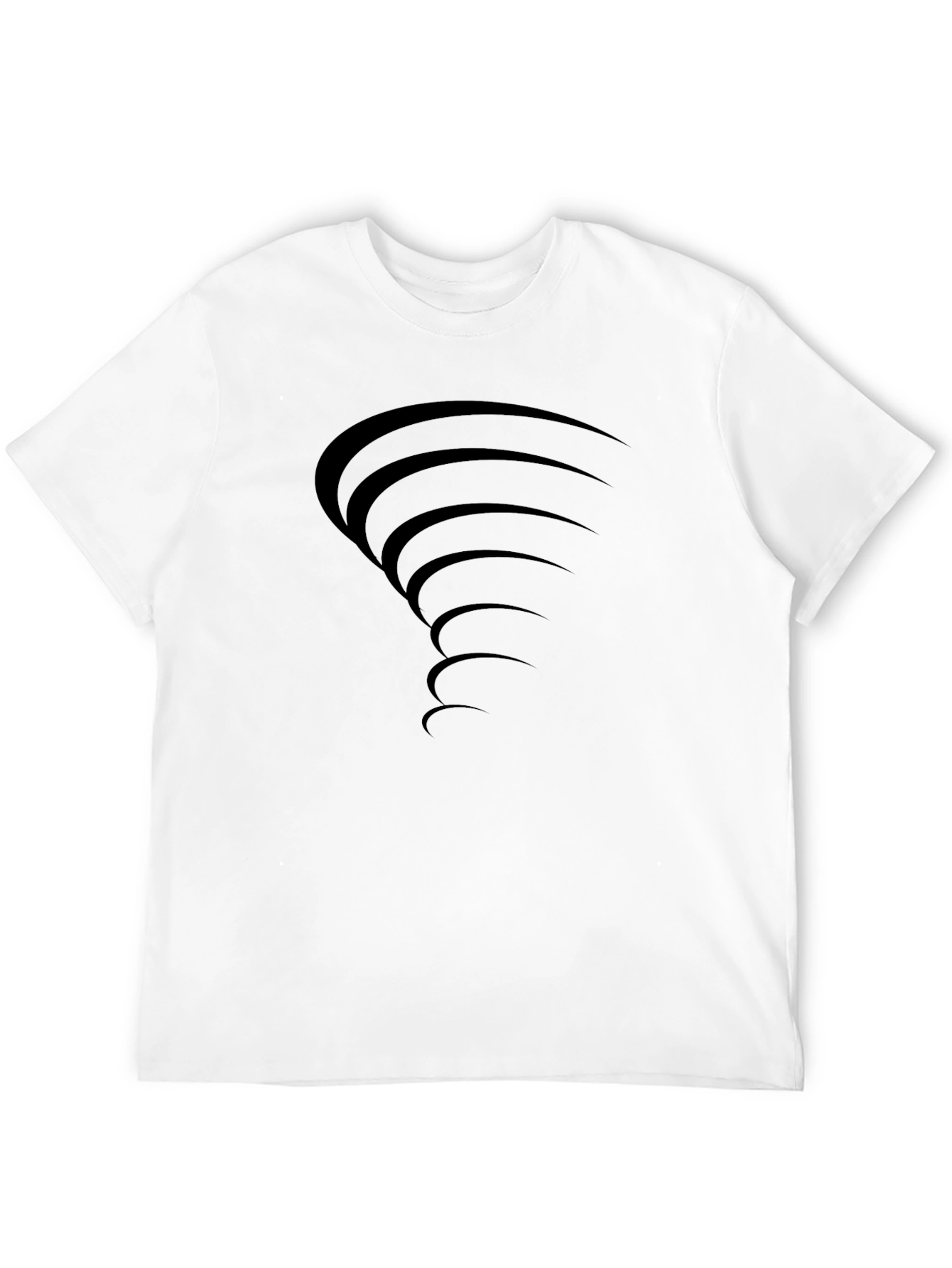 Black Tornado Graphic Tee - Stylish Mens T-Shirt