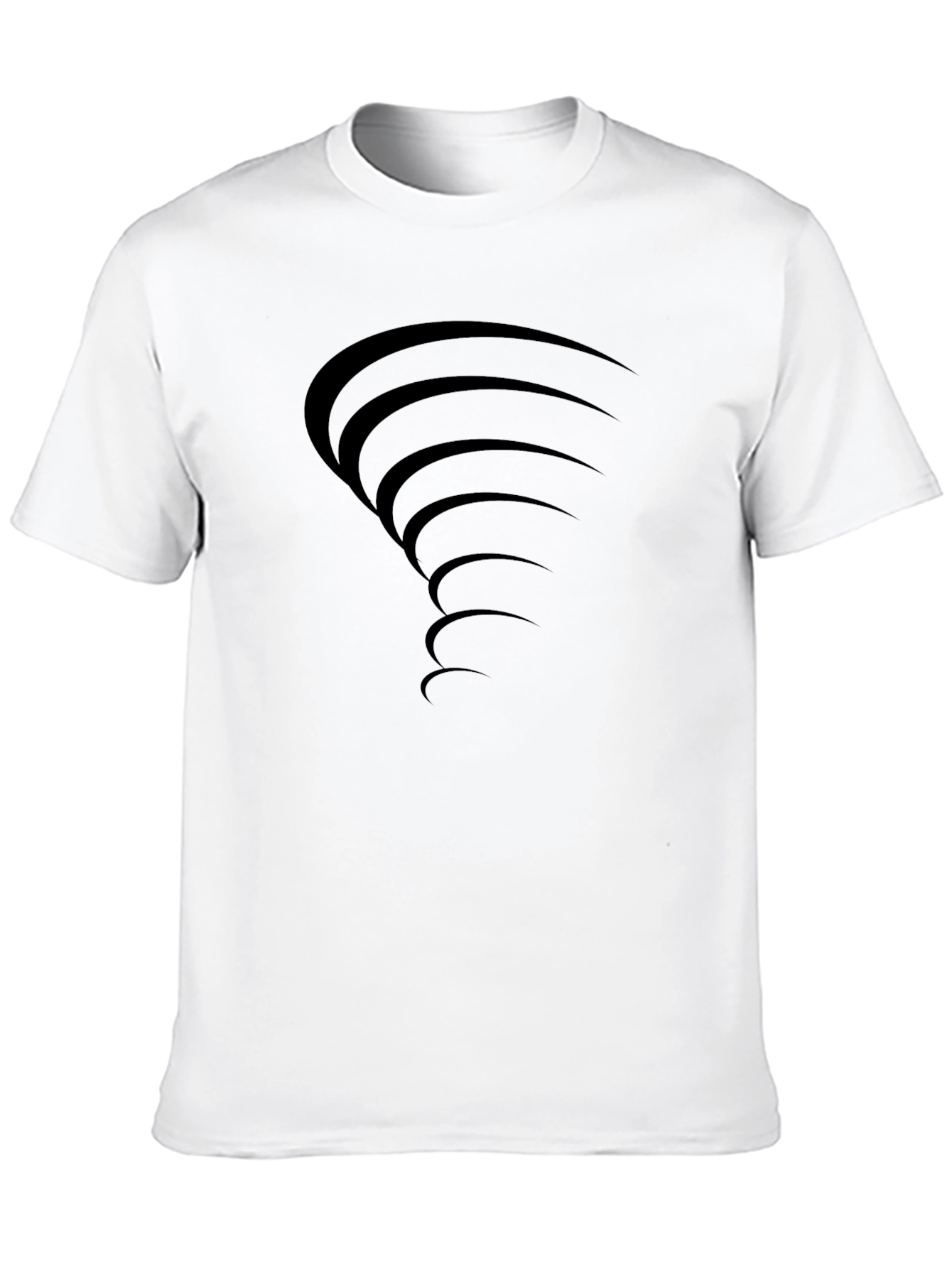 Black Tornado Graphic Tee - Stylish Mens T-Shirt