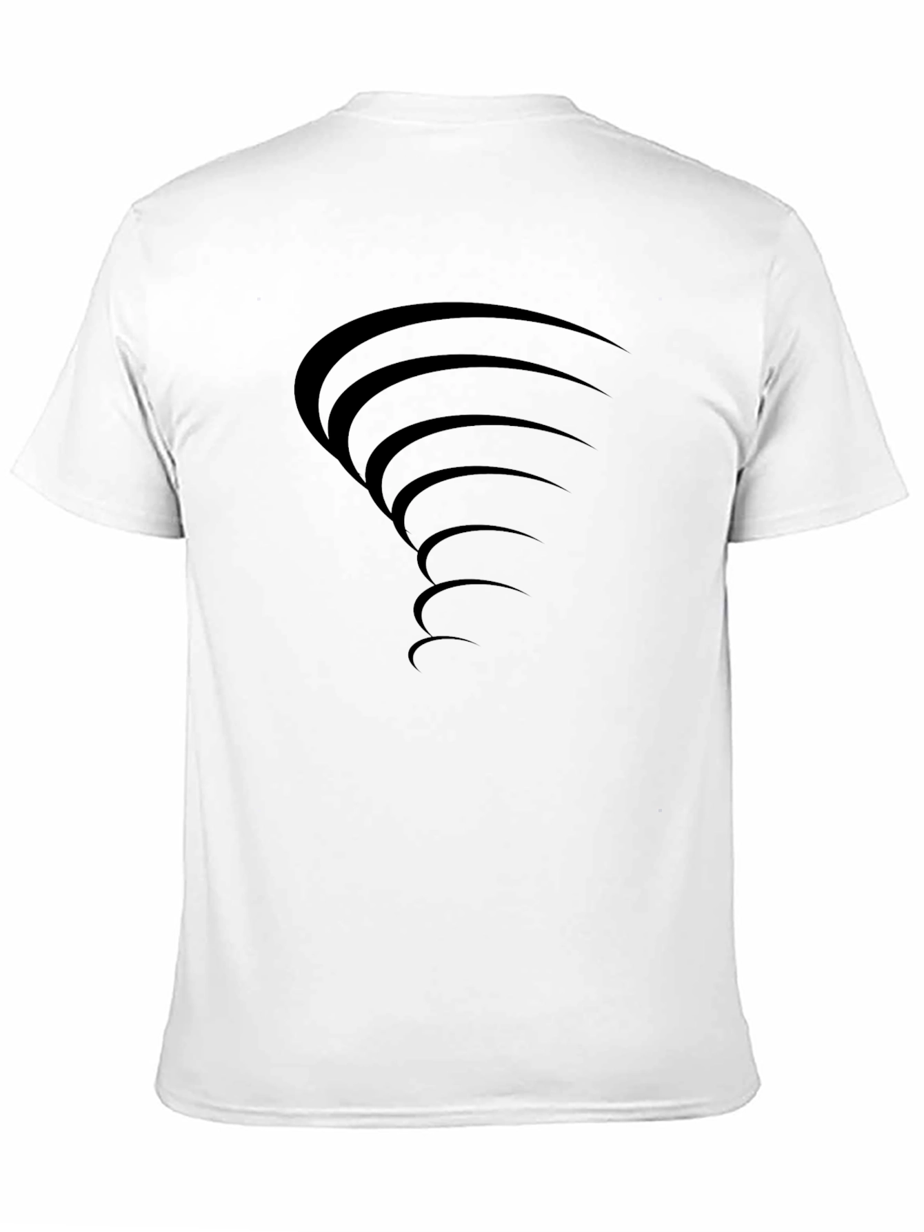 Black Tornado Graphic Tee - Stylish Mens T-Shirt