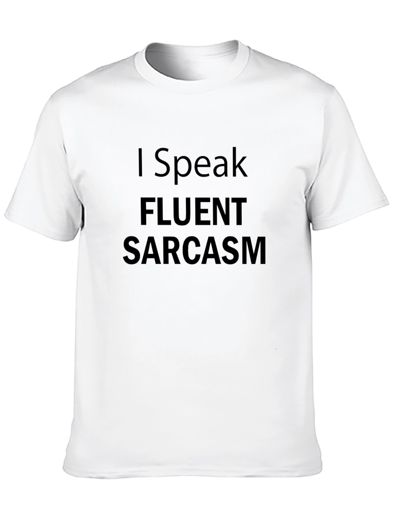 Fluent Sarcasm Black Graphic Tee