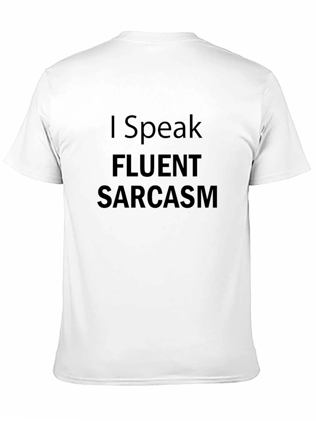 Fluent Sarcasm Black Graphic Tee