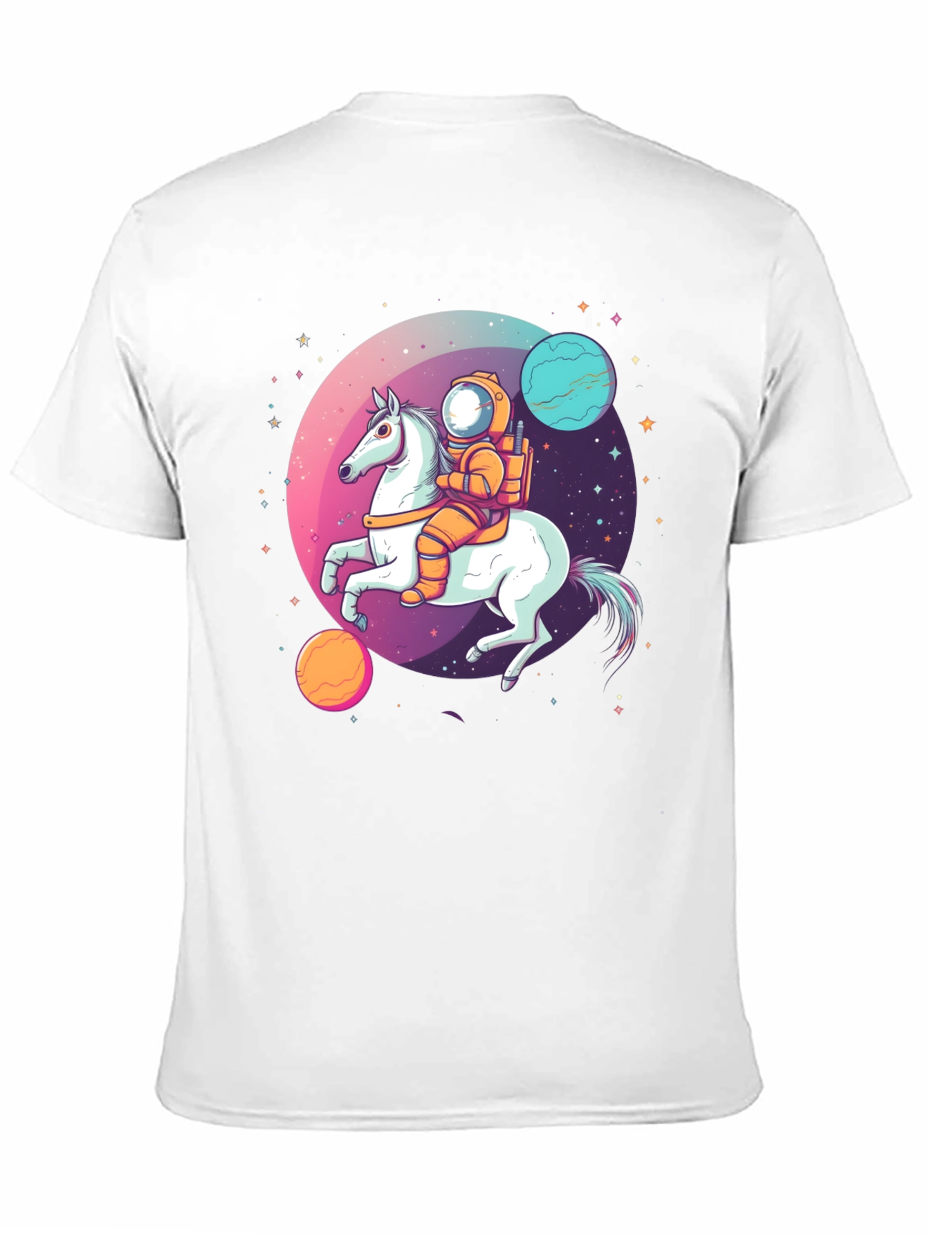 Astronaut Horse T-Shirt - Space Graphic Tee