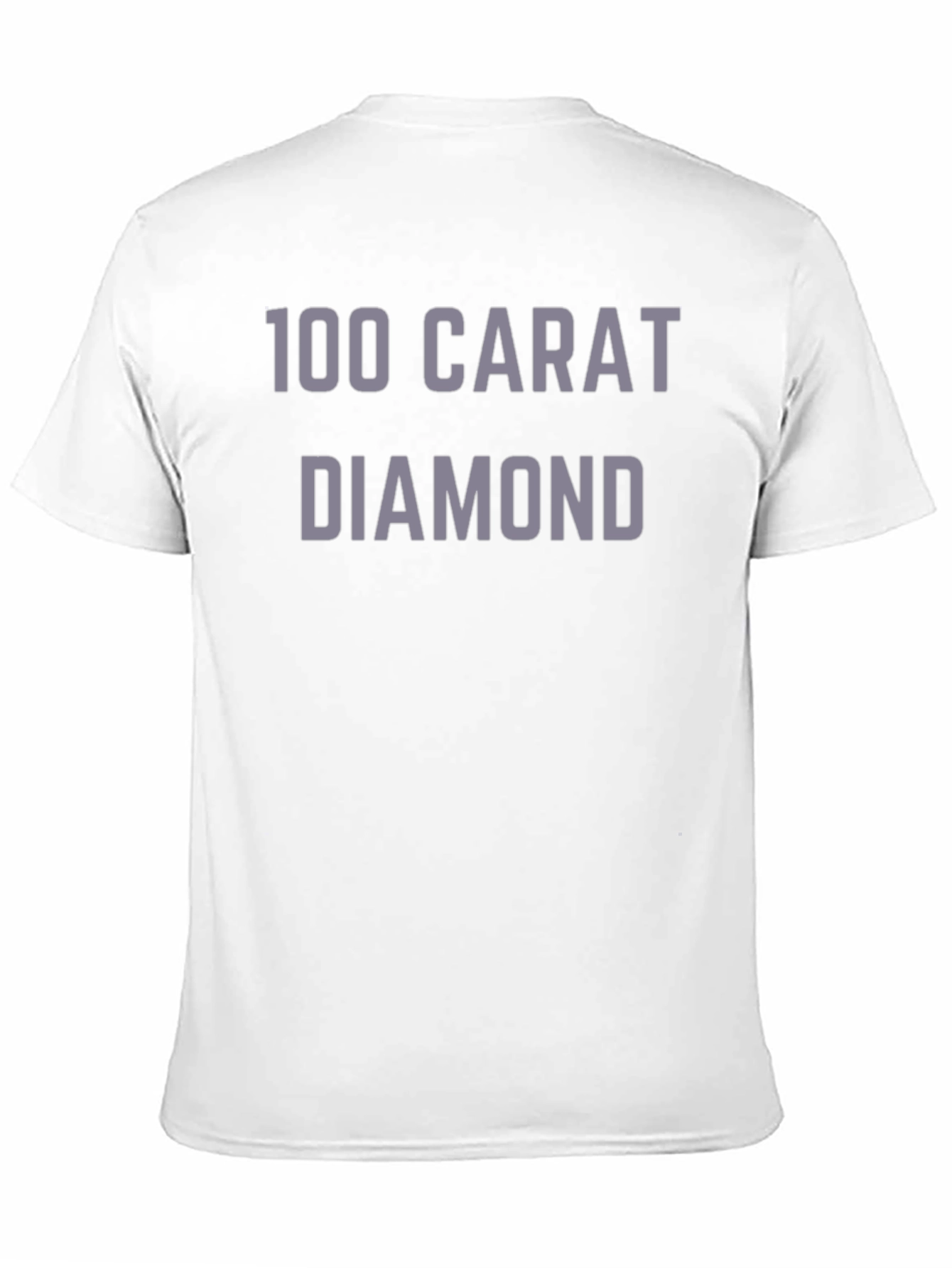 100 Carat Diamond T-Shirt - Stylish Graphic Tee