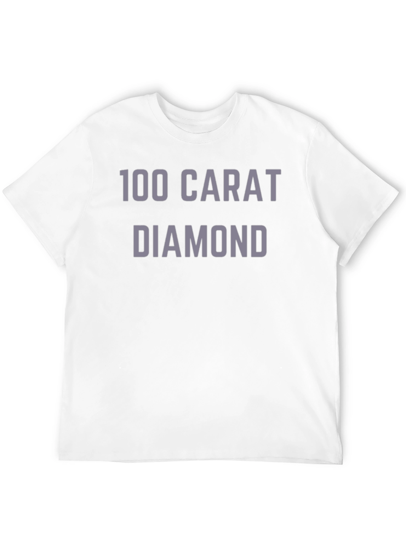100 Carat Diamond T-Shirt - Stylish Graphic Tee