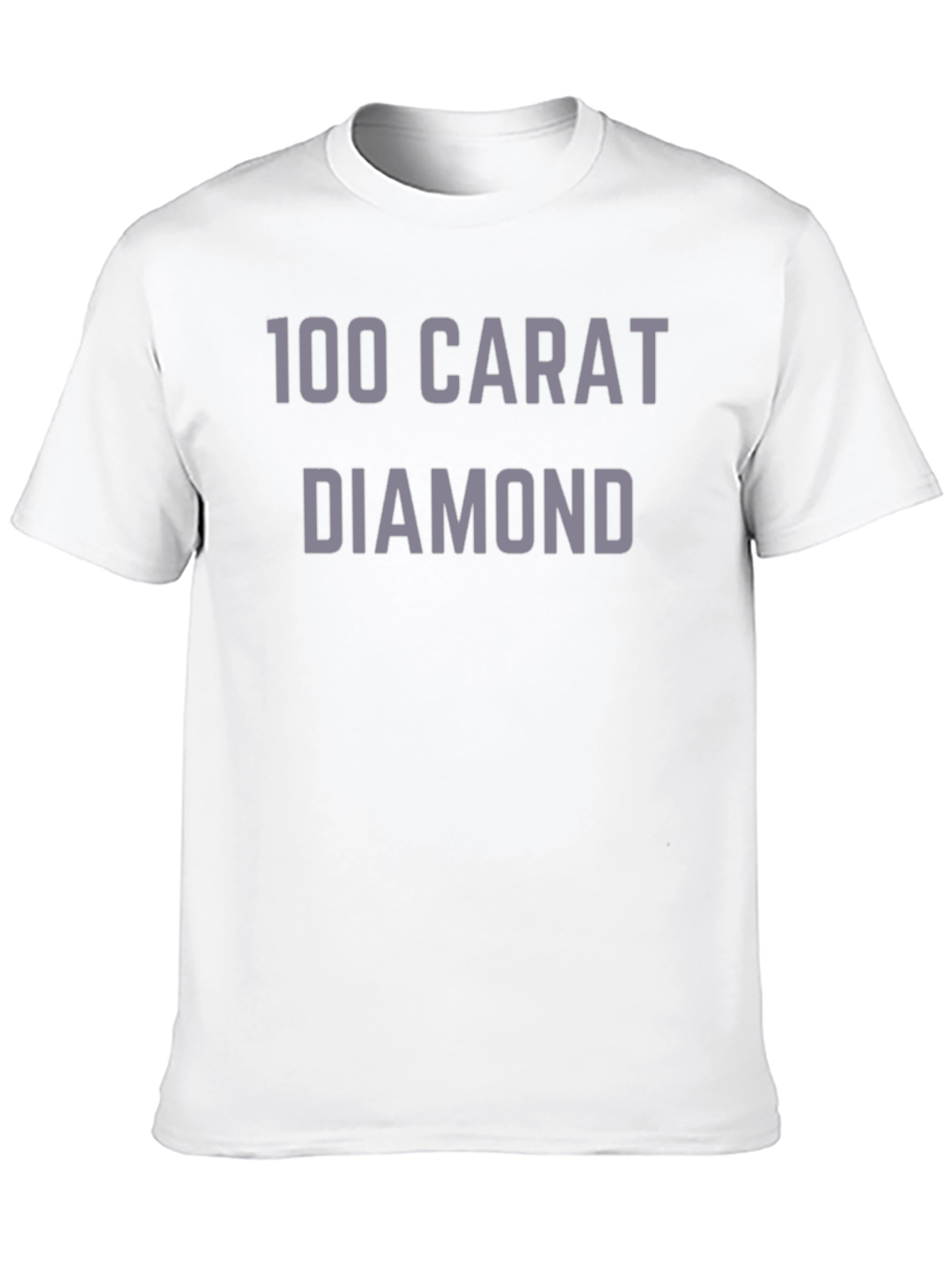 100 Carat Diamond T-Shirt - Stylish Graphic Tee