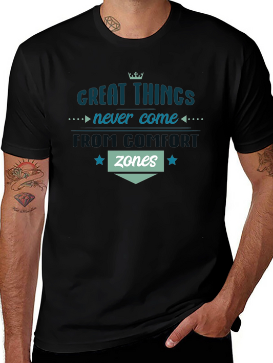 Comfort Zone T-Shirt - Motivational Graphic Tee