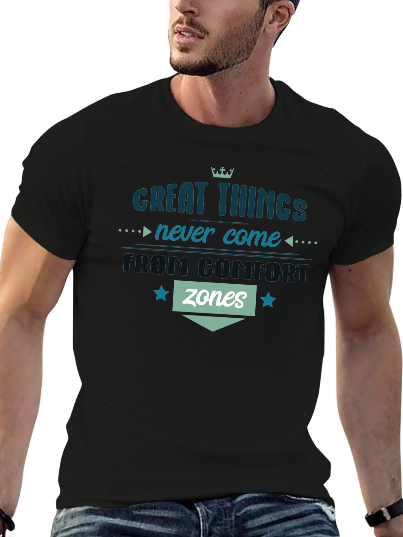 Comfort Zone T-Shirt - Motivational Graphic Tee