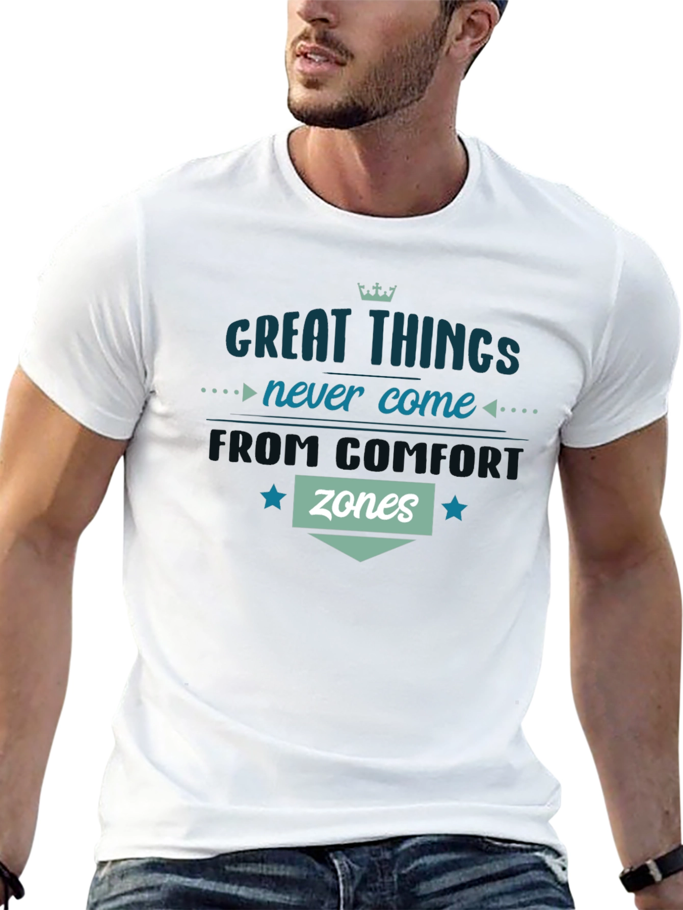 Comfort Zone T-Shirt - Motivational Graphic Tee