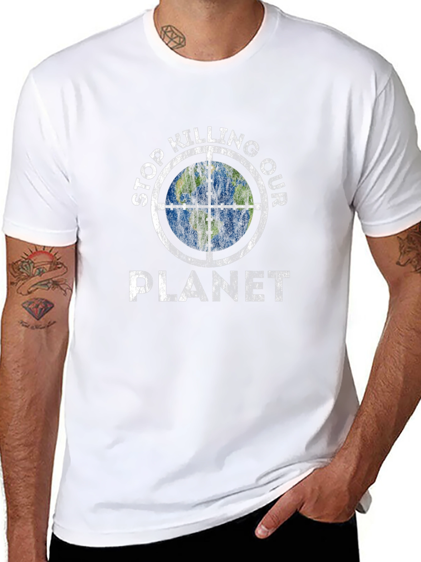 Stop Killing Our Planet T-Shirt Earth Day Tee