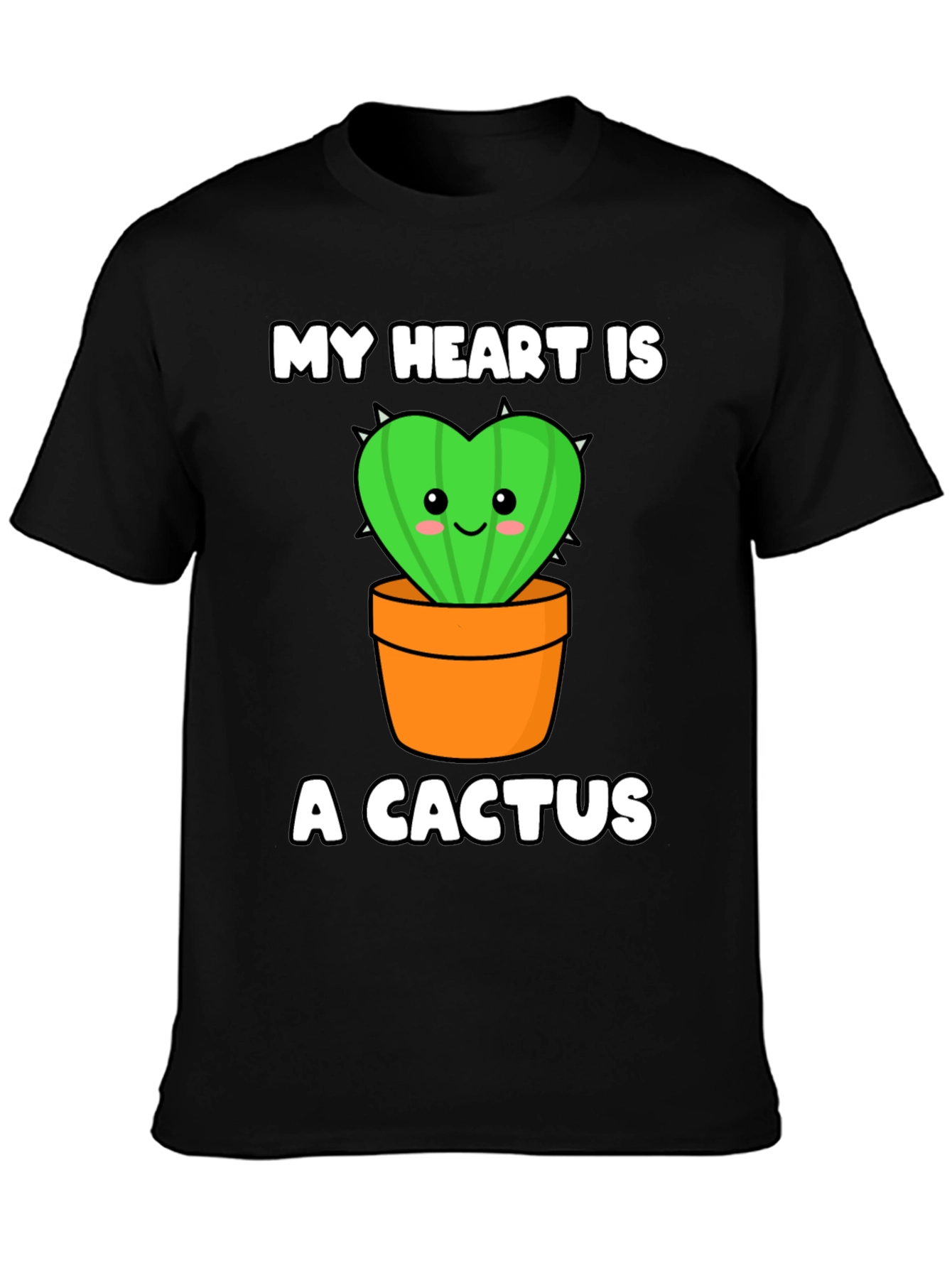 My Heart is a Cactus Graphic Tee