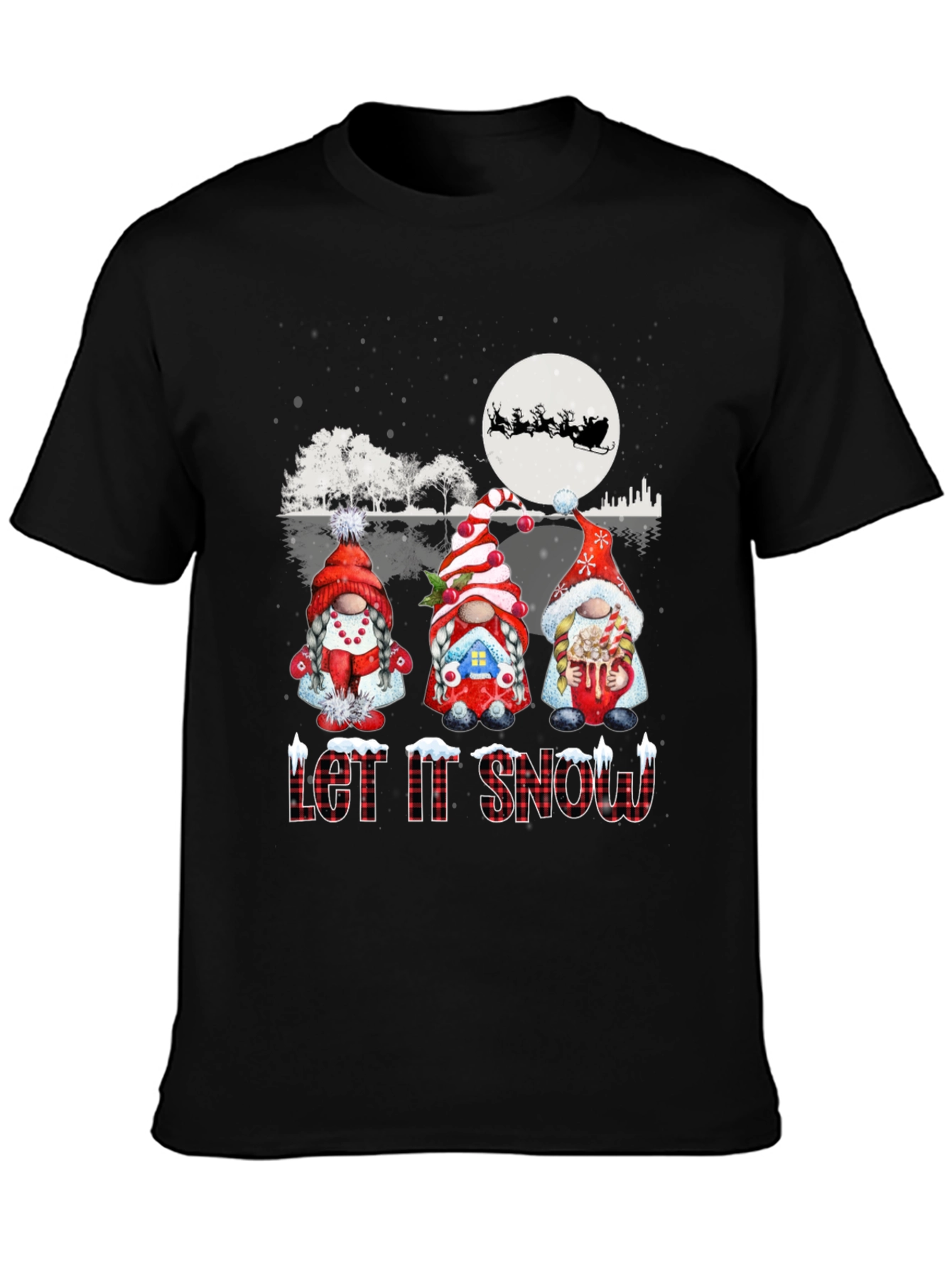 Holiday Gnomes T-Shirt - Let it Snow