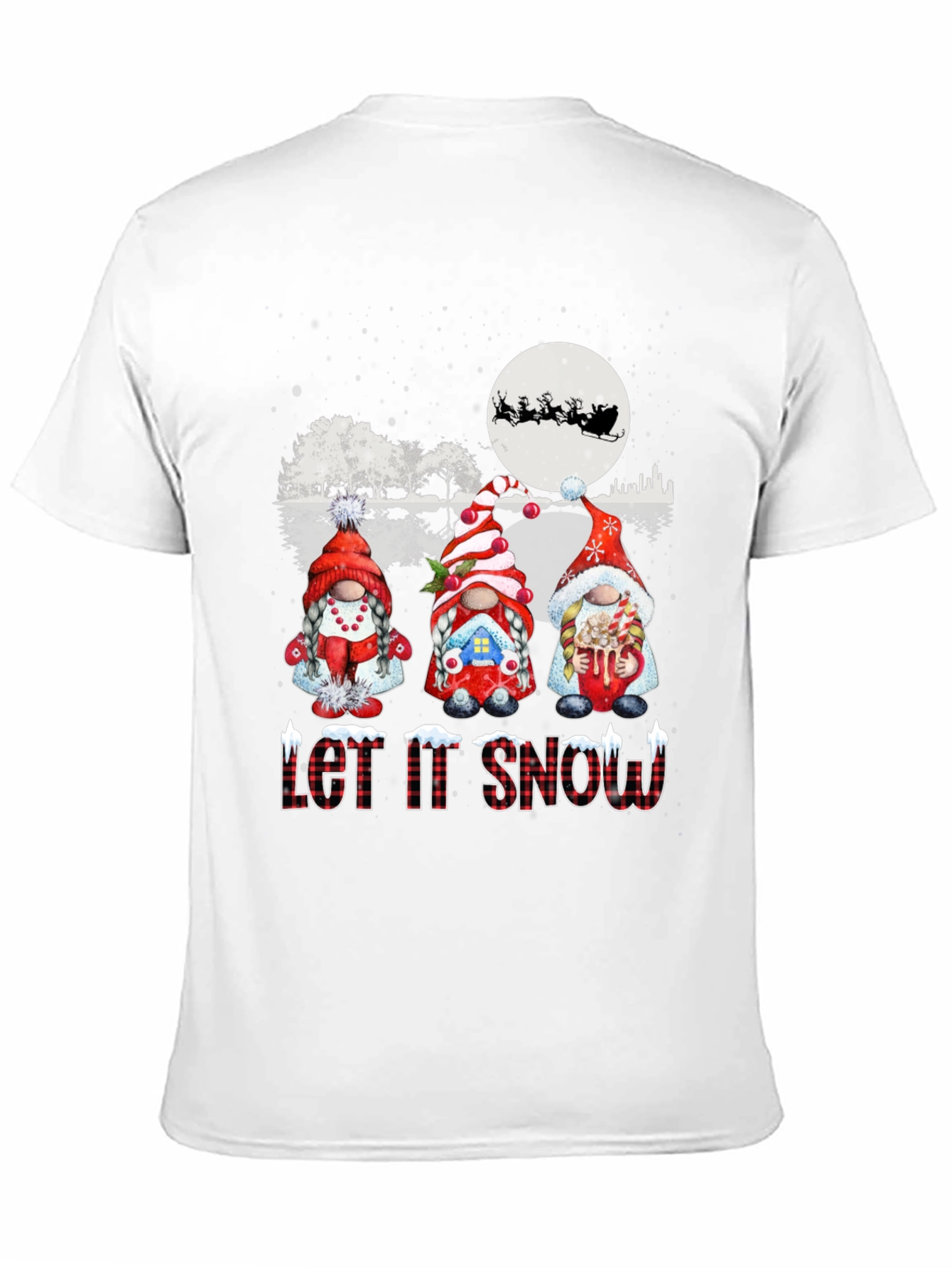 Holiday Gnomes T-Shirt - Let it Snow