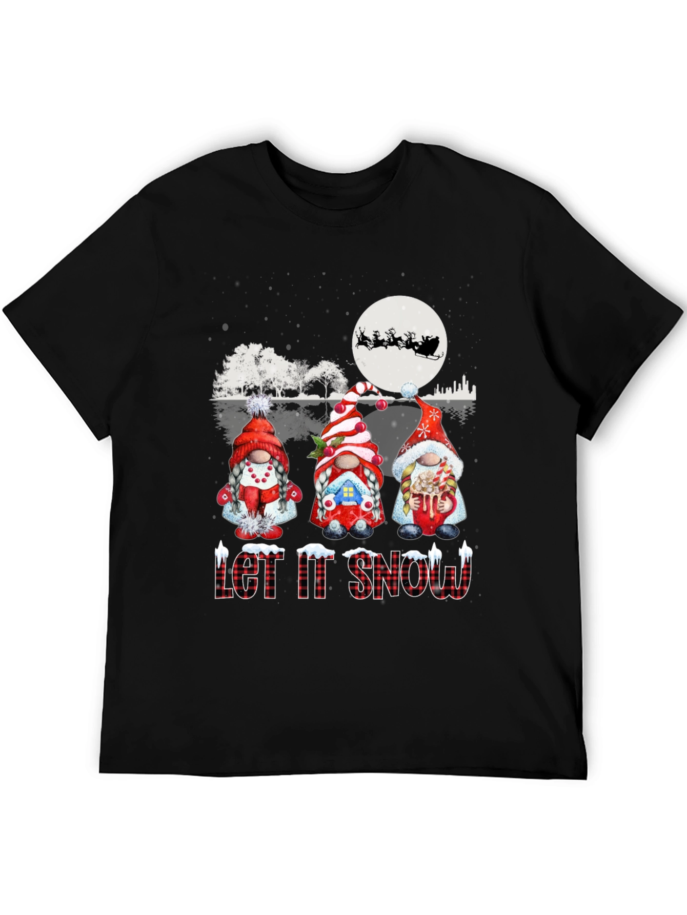 Holiday Gnomes T-Shirt - Let it Snow