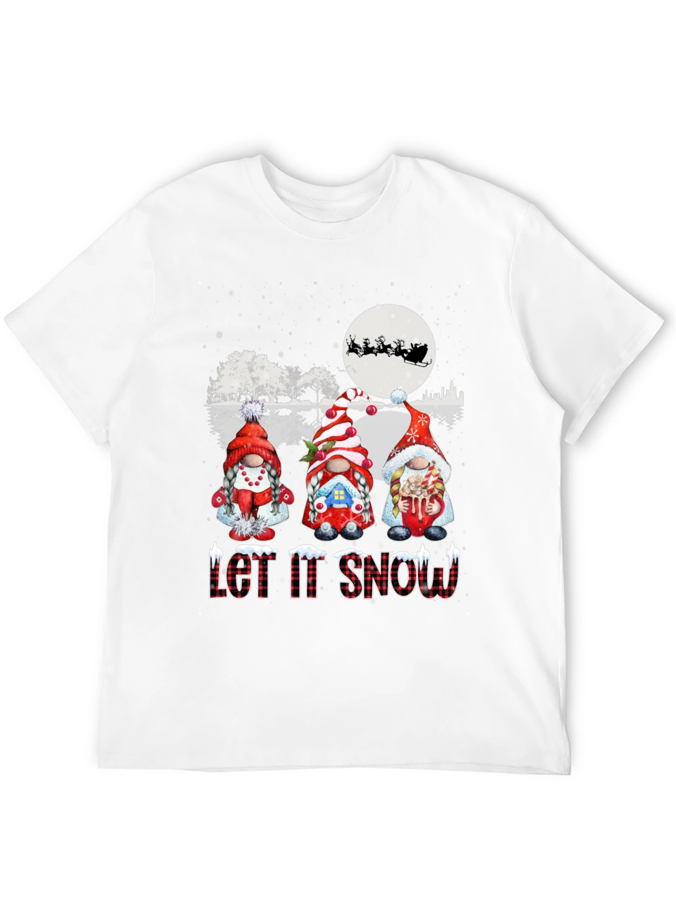 Holiday Gnomes T-Shirt - Let it Snow