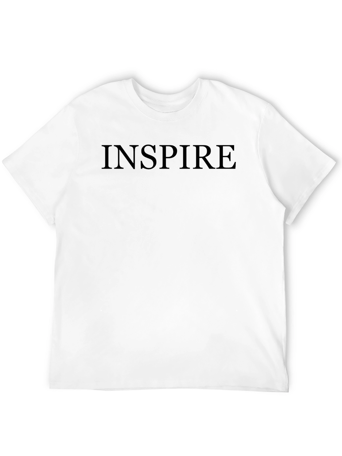 Inspire Black T-Shirt - Motivational Style