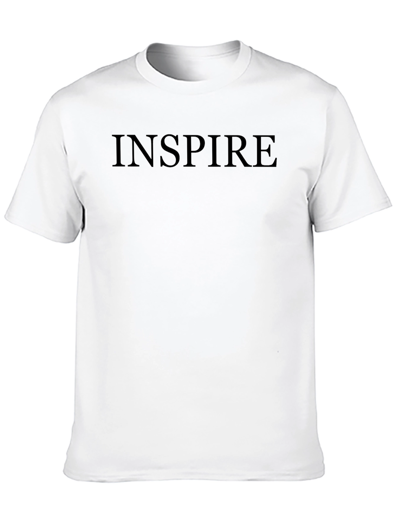 Inspire Black T-Shirt - Motivational Style
