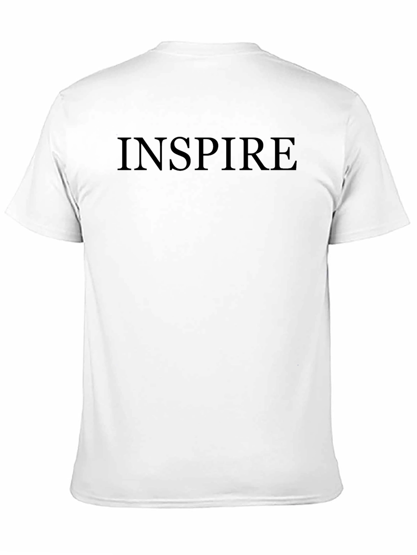 Inspire Black T-Shirt - Motivational Style