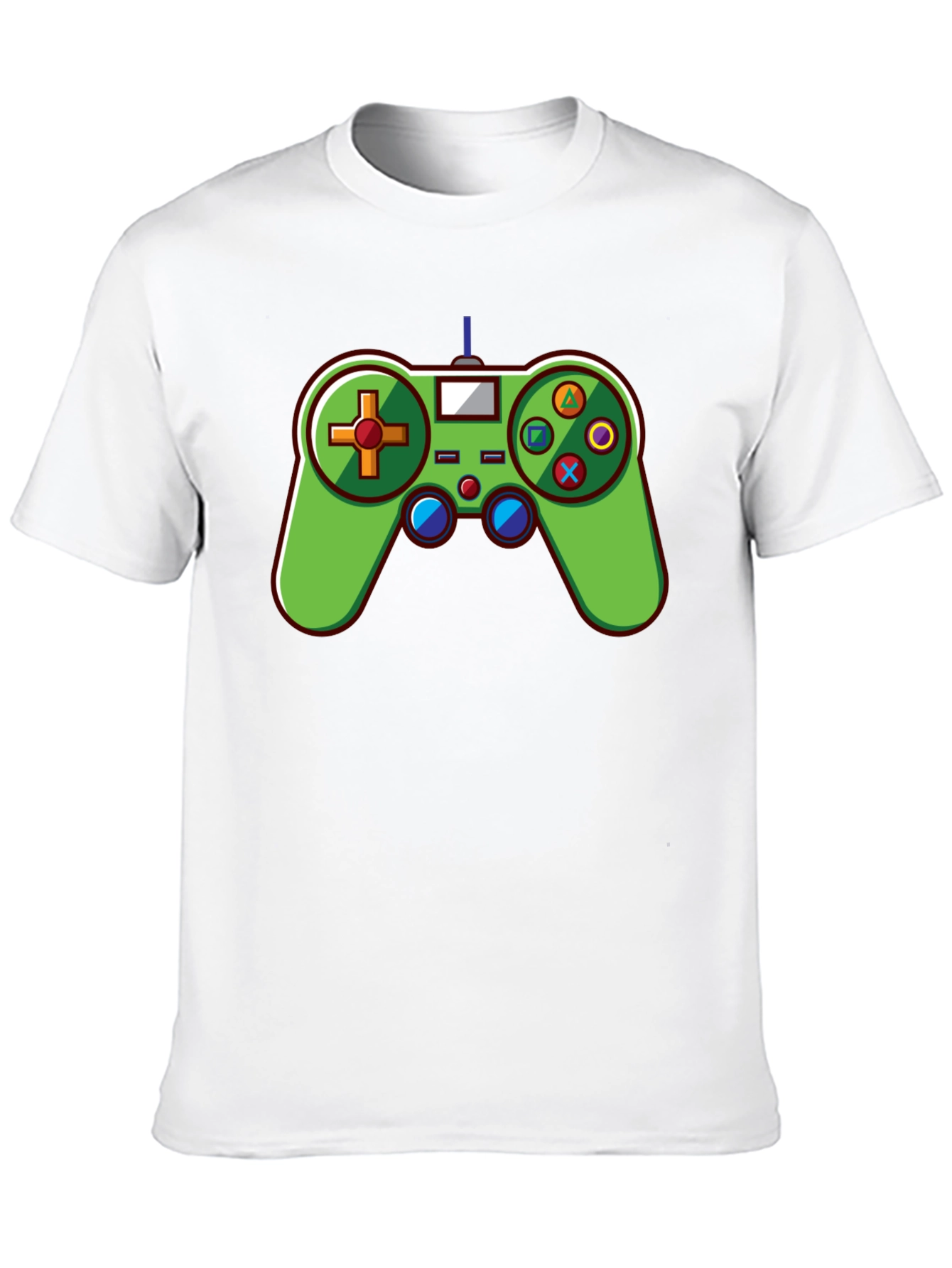 Retro Gamer T-Shirt - Green Console Design