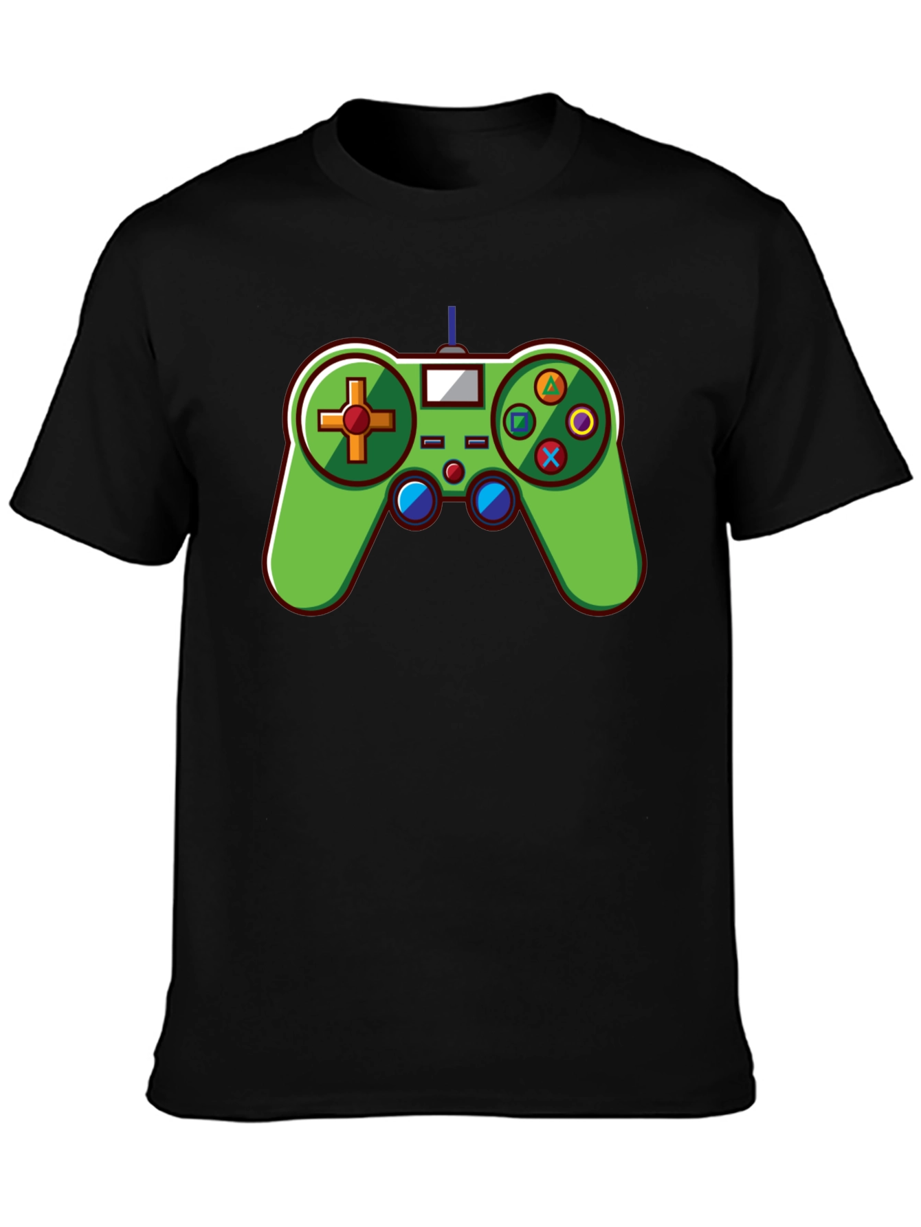 Retro Gamer T-Shirt - Green Console Design