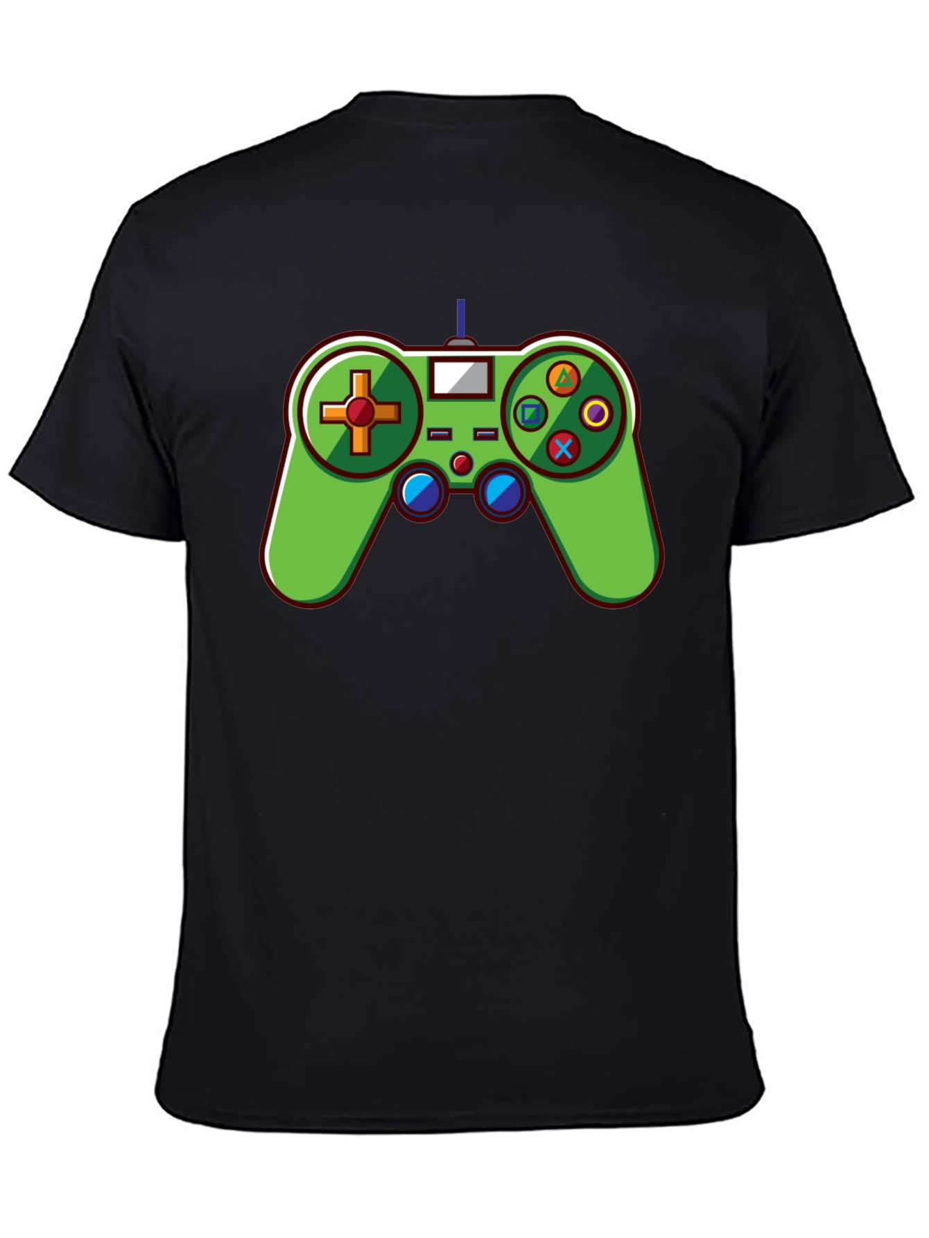 Retro Gamer T-Shirt - Green Console Design