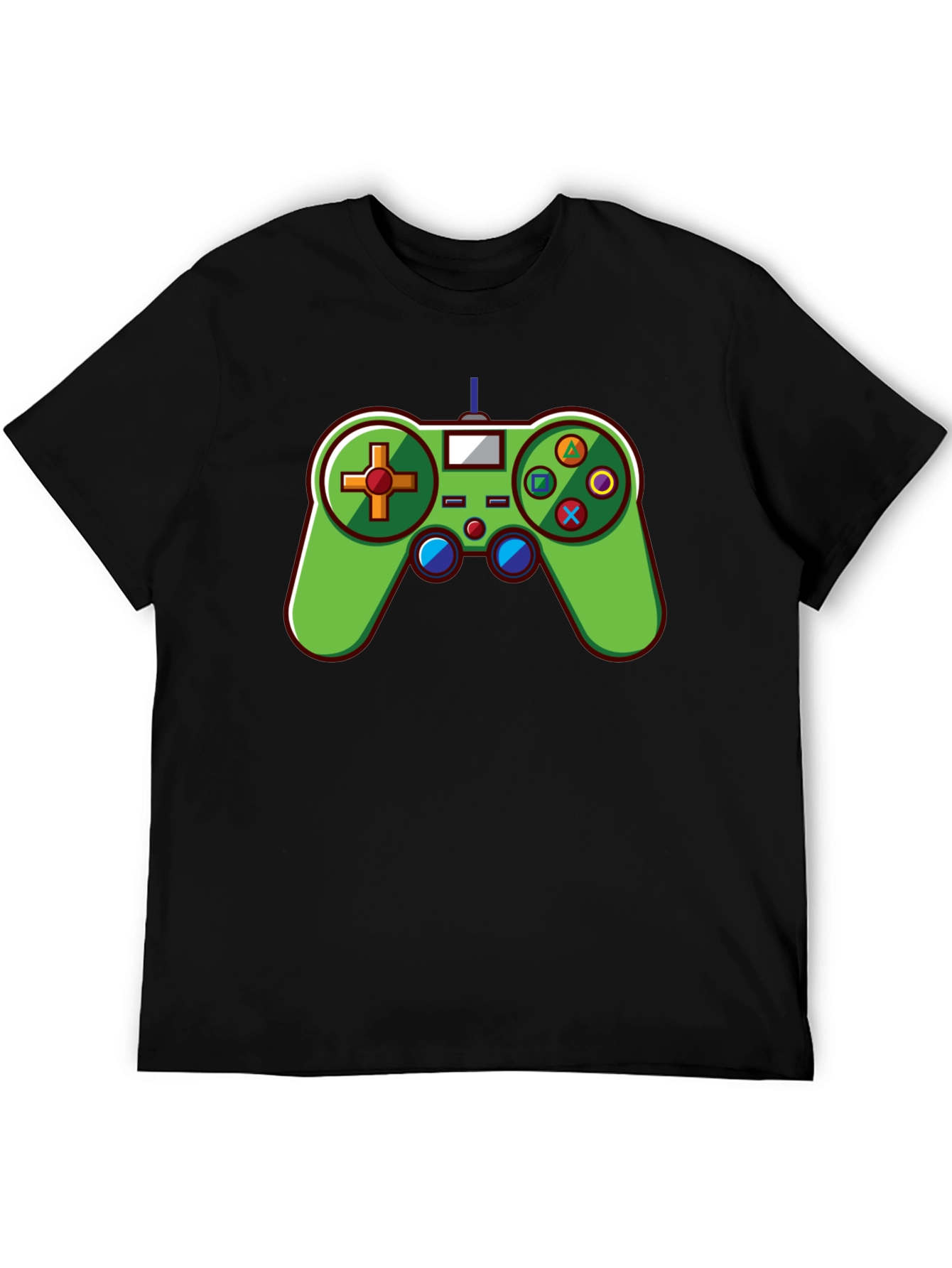 Retro Gamer T-Shirt - Green Console Design
