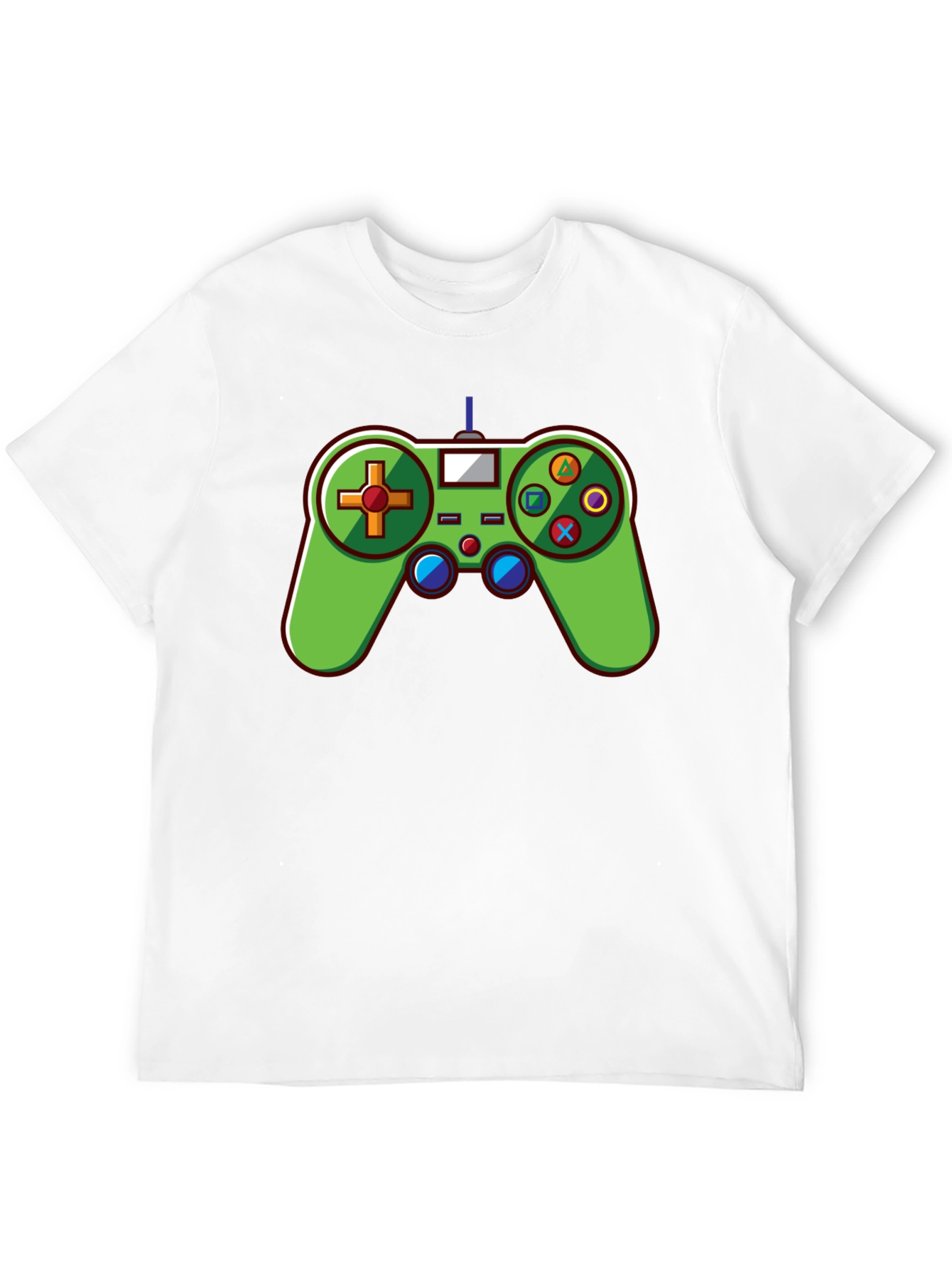 Retro Gamer T-Shirt - Green Console Design