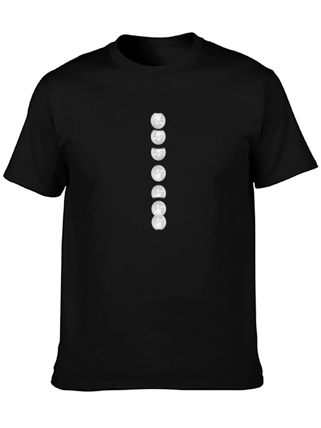 Lunar Phase T-Shirt - Stylish Black Tee
