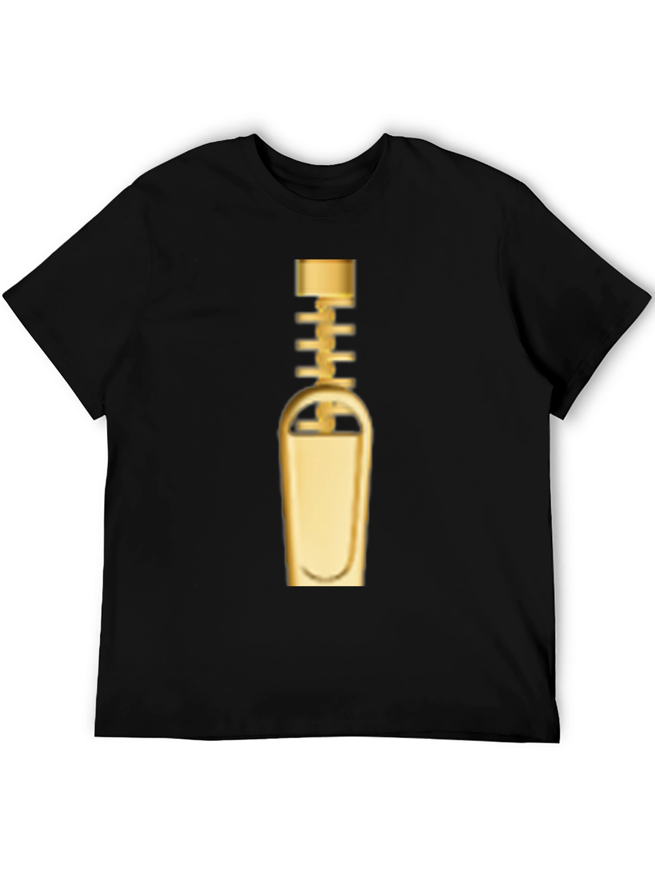 Golden Zipper Graphic Tee
