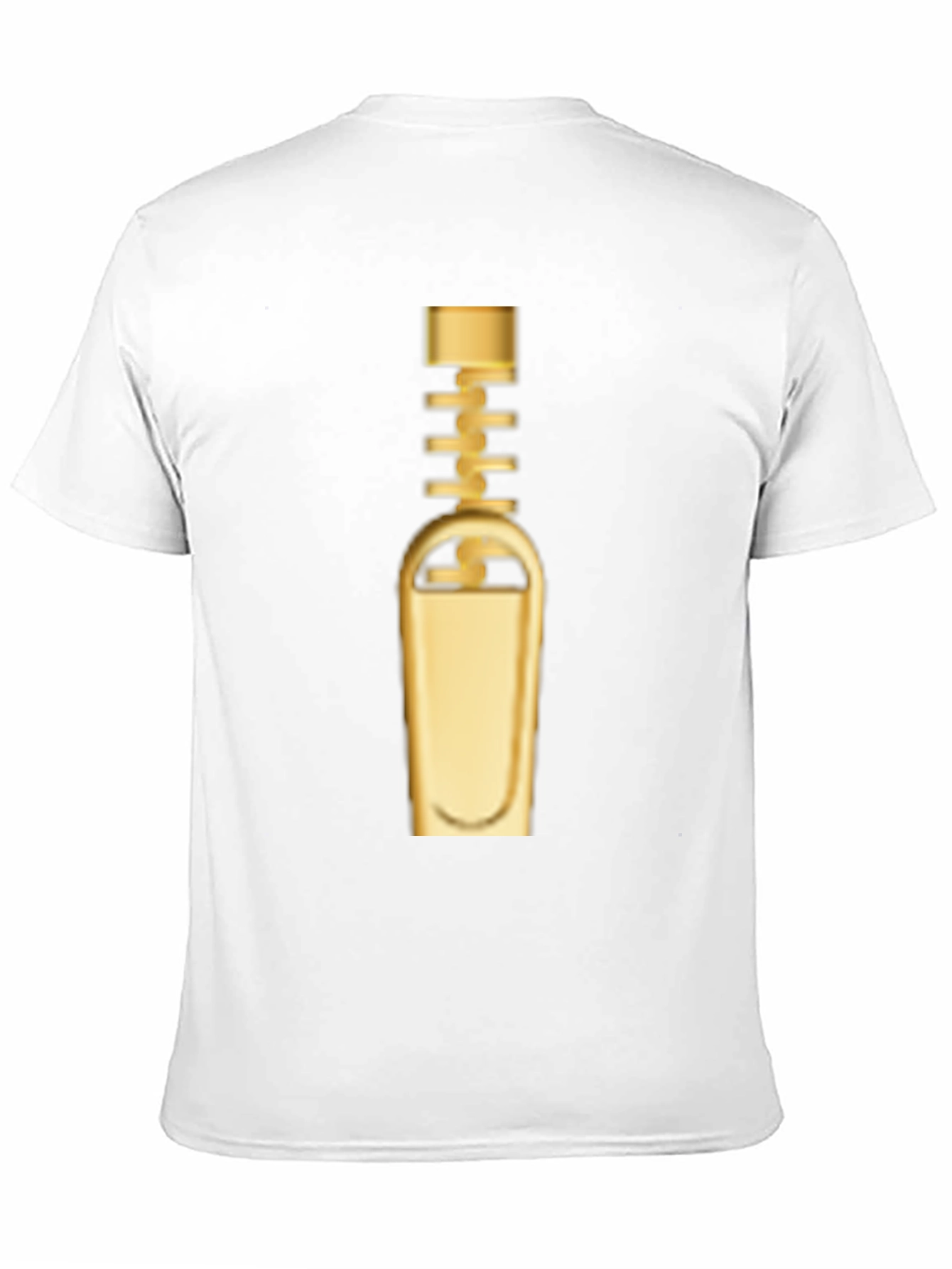Golden Zipper Graphic Tee