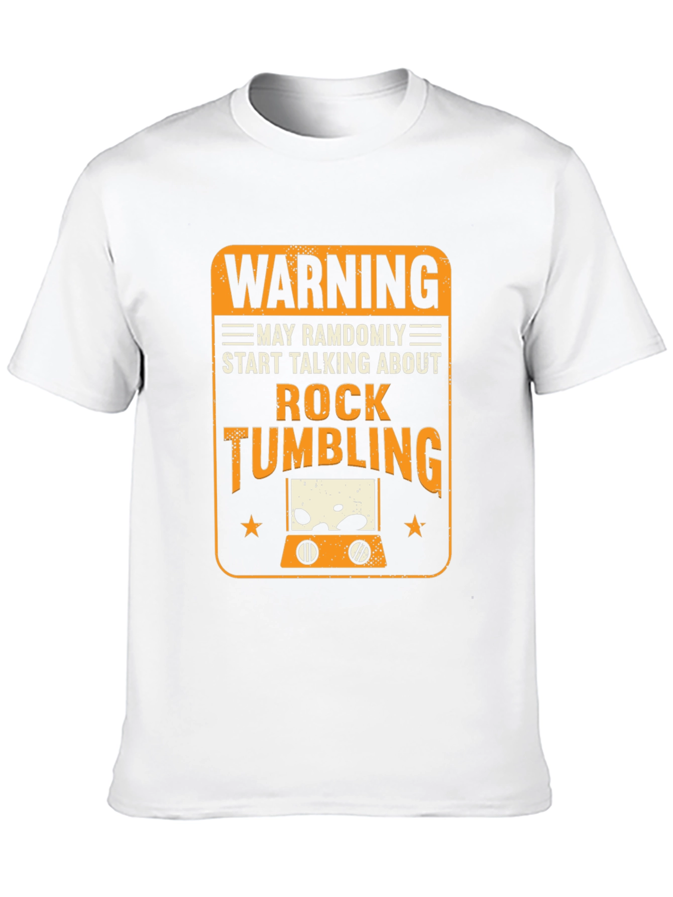 Rock Tumbling Warning Graphic Tee