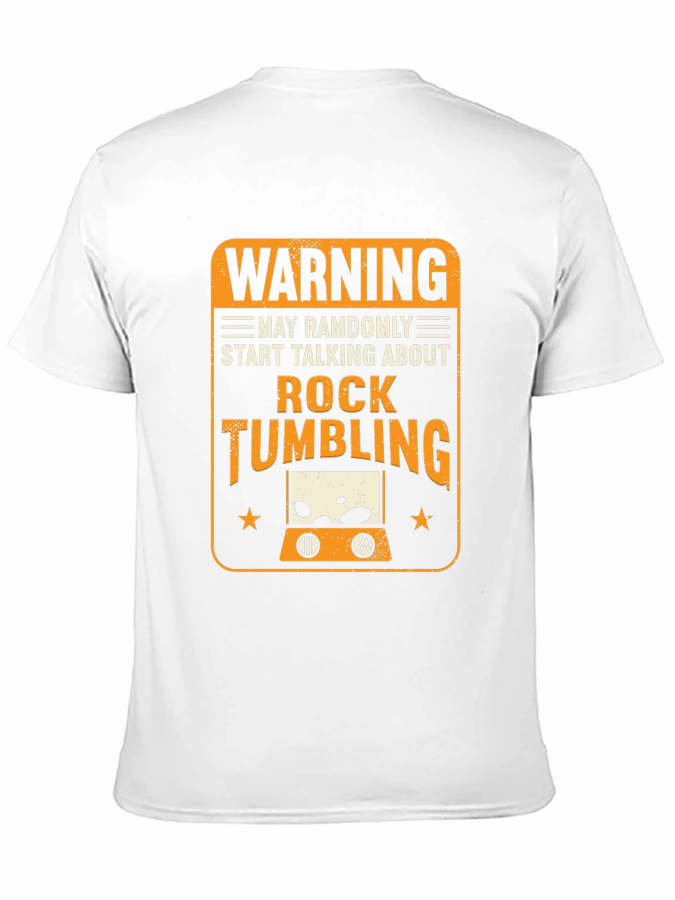 Rock Tumbling Warning Graphic Tee