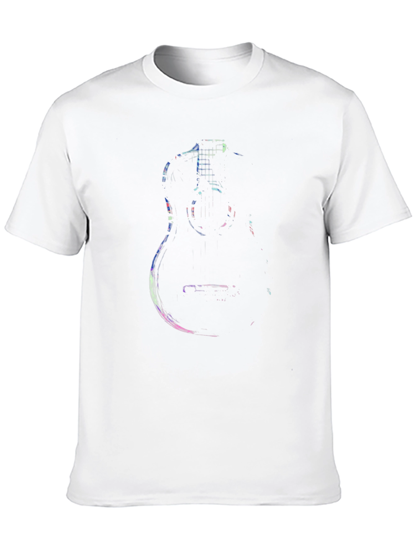 Guitar Graphic Black Tee - Music Lovers Essential