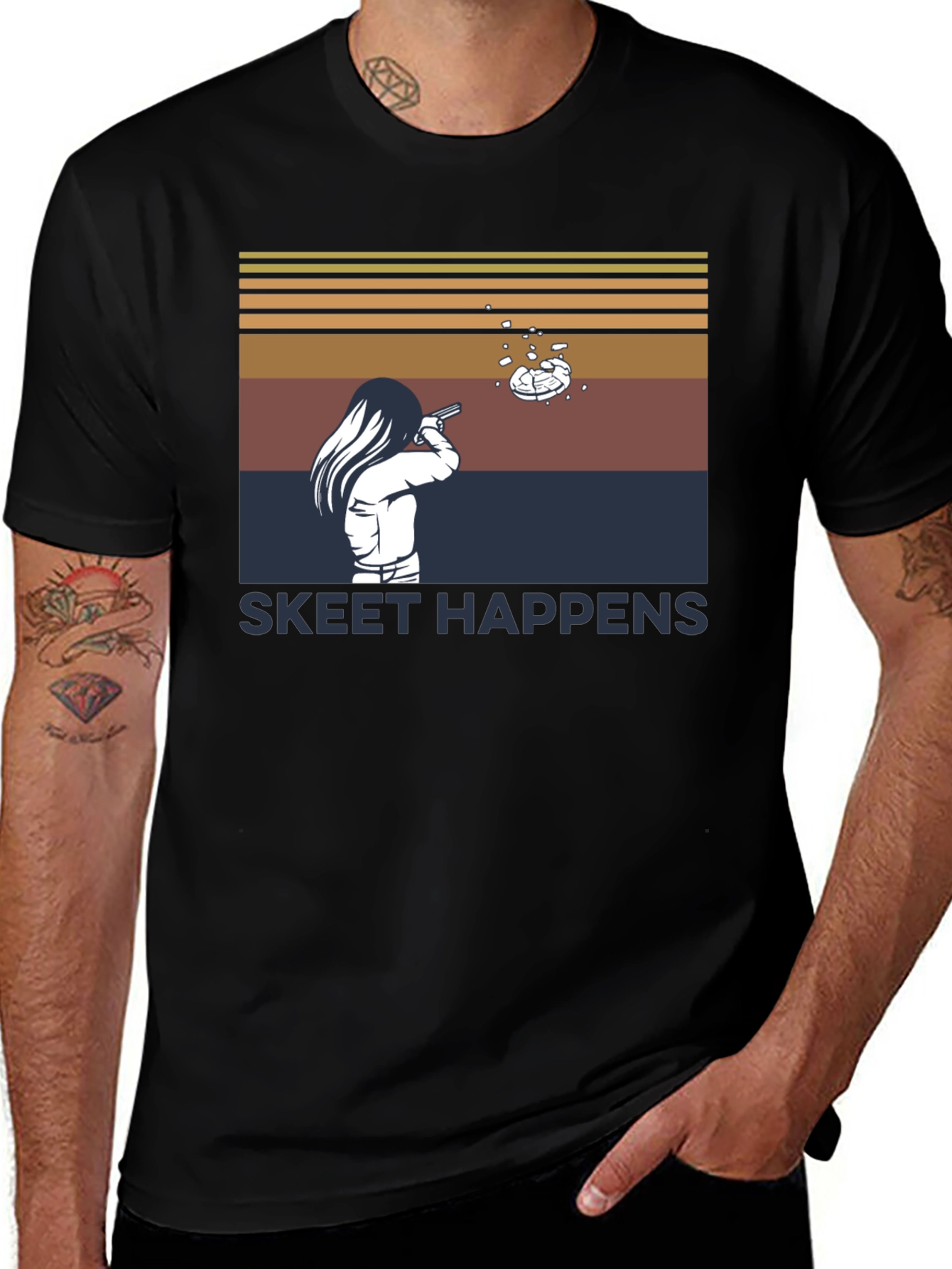 Skeet Happens T-Shirt - Clay Target Shooting Tee